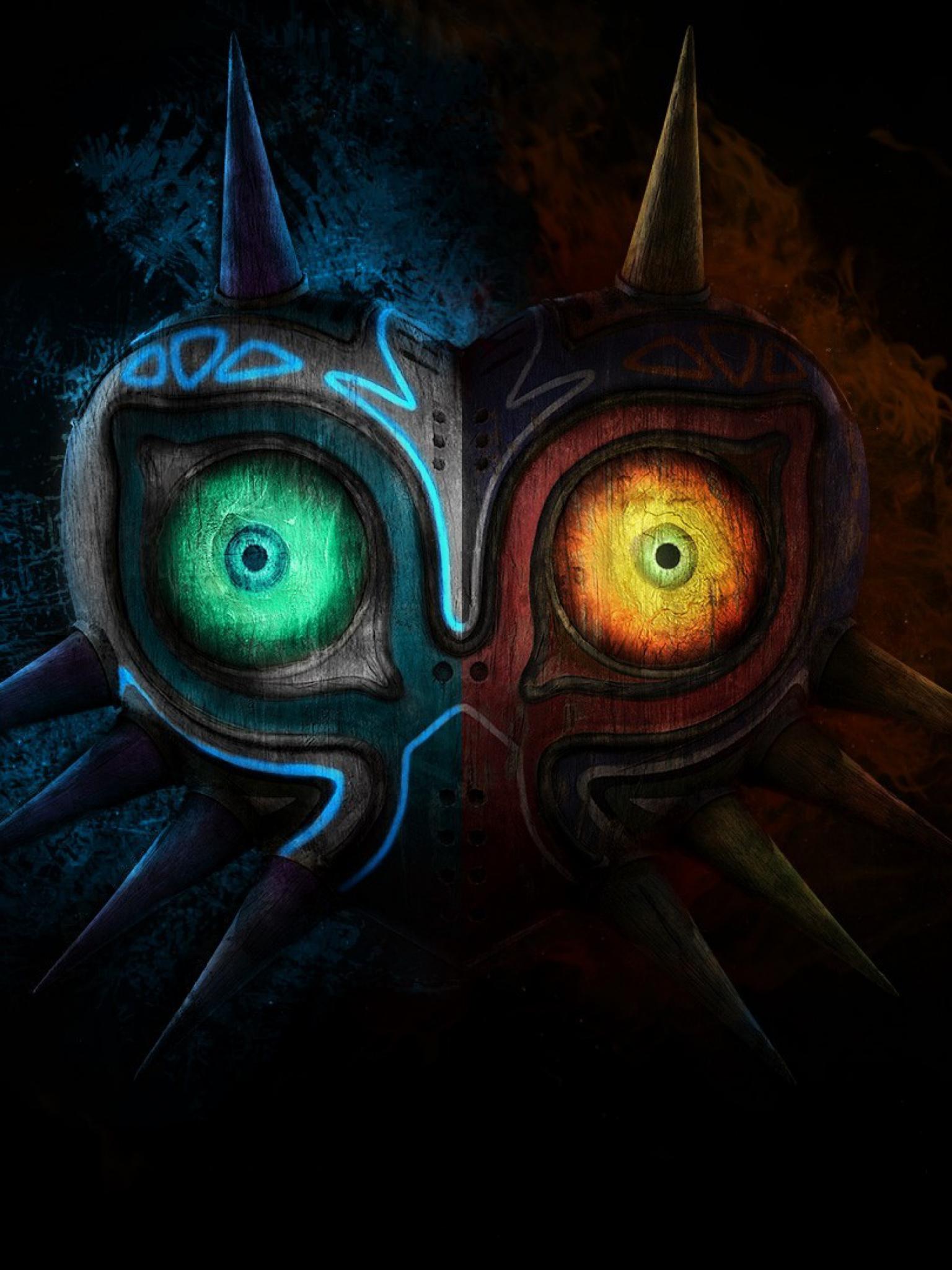 1536x2048 Free download HD Background The Legend of Zelda Majora Mask Art Game Logo Wallpaper [3840x2400] for your Desktop, Mobile & Tablet. Explore Ultra 4K HD Lenovo WallpaperX2160 Wallpaper