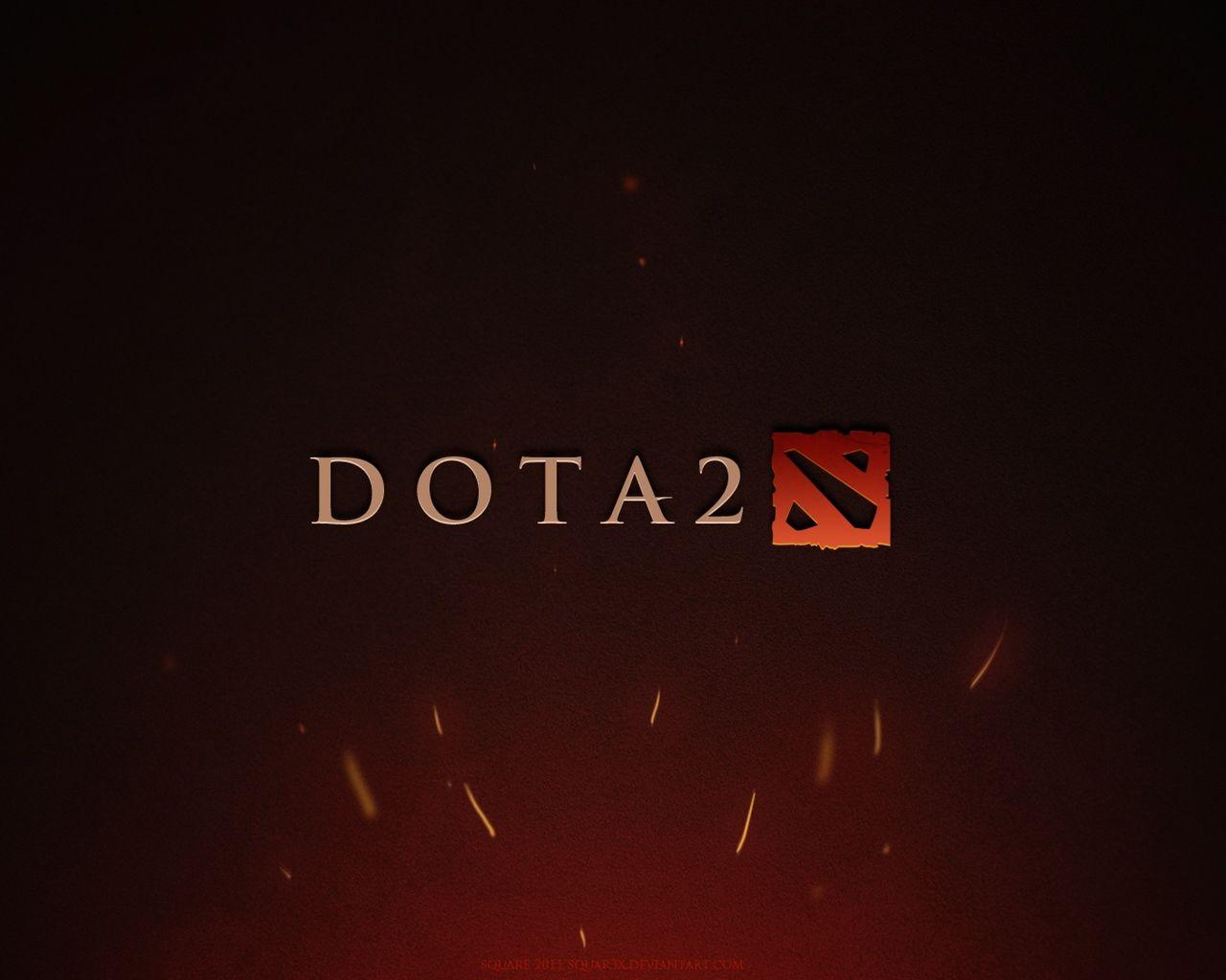 1280x1024 Dota 2 Logo Wallpaper
