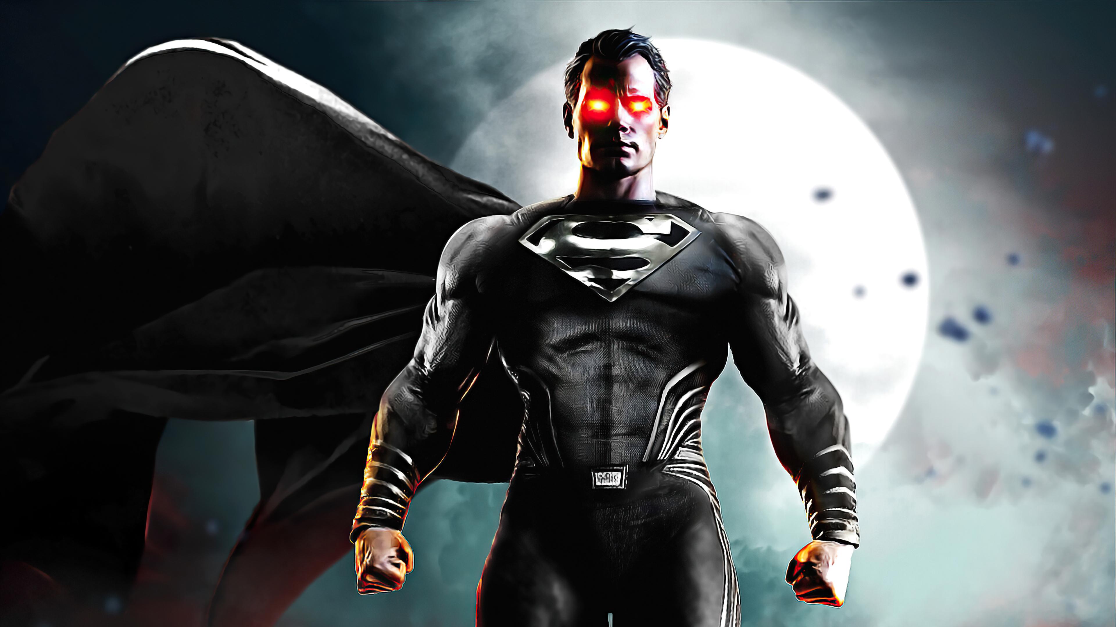 3840x2160 Wallpaper 4k Zack Synder Justice League Black Suit Superman 4k Wallpaper