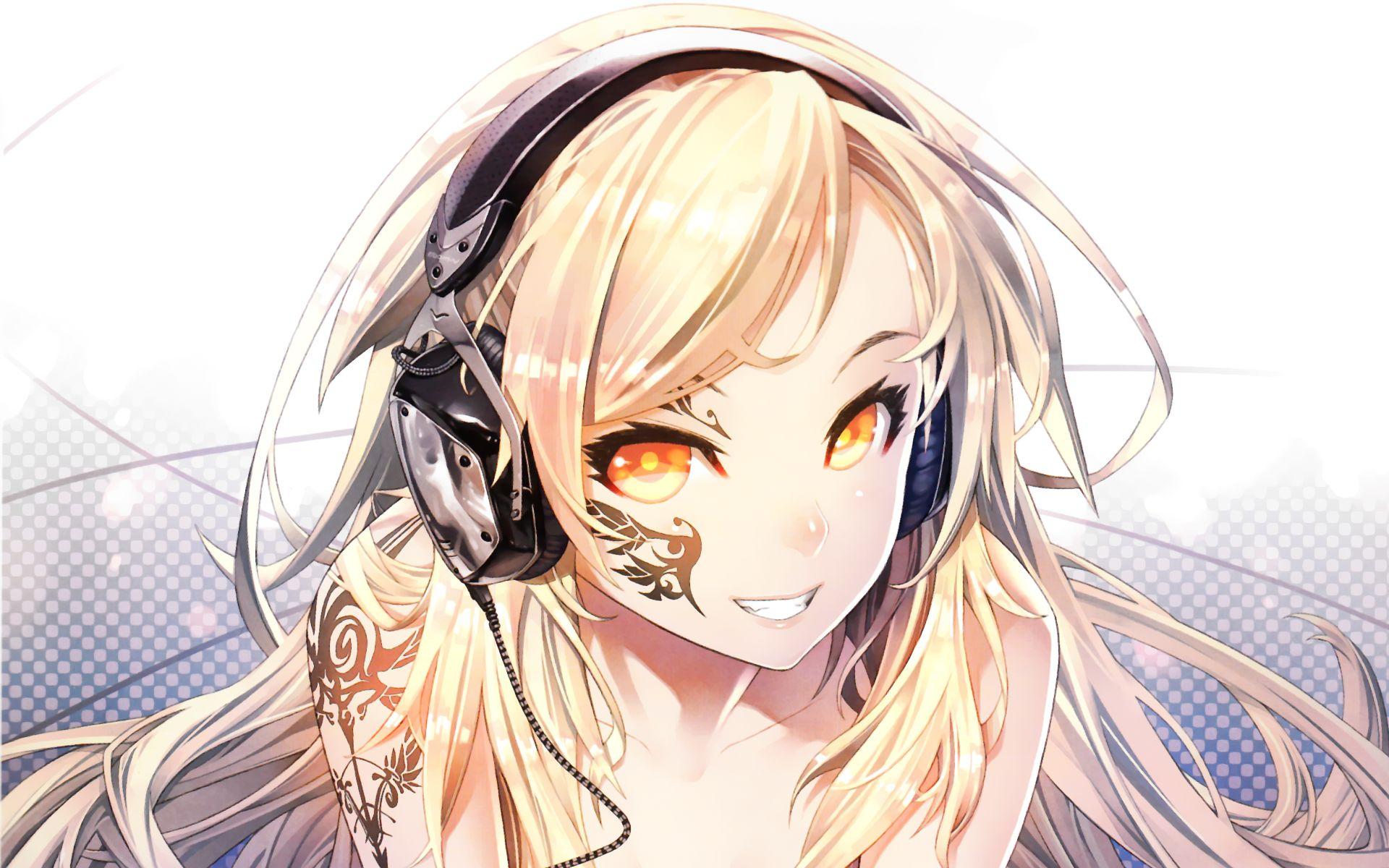 1920x1200 New Anime Wallpaper HD Girls Hair Short White Eyes Back Eyes. Anime