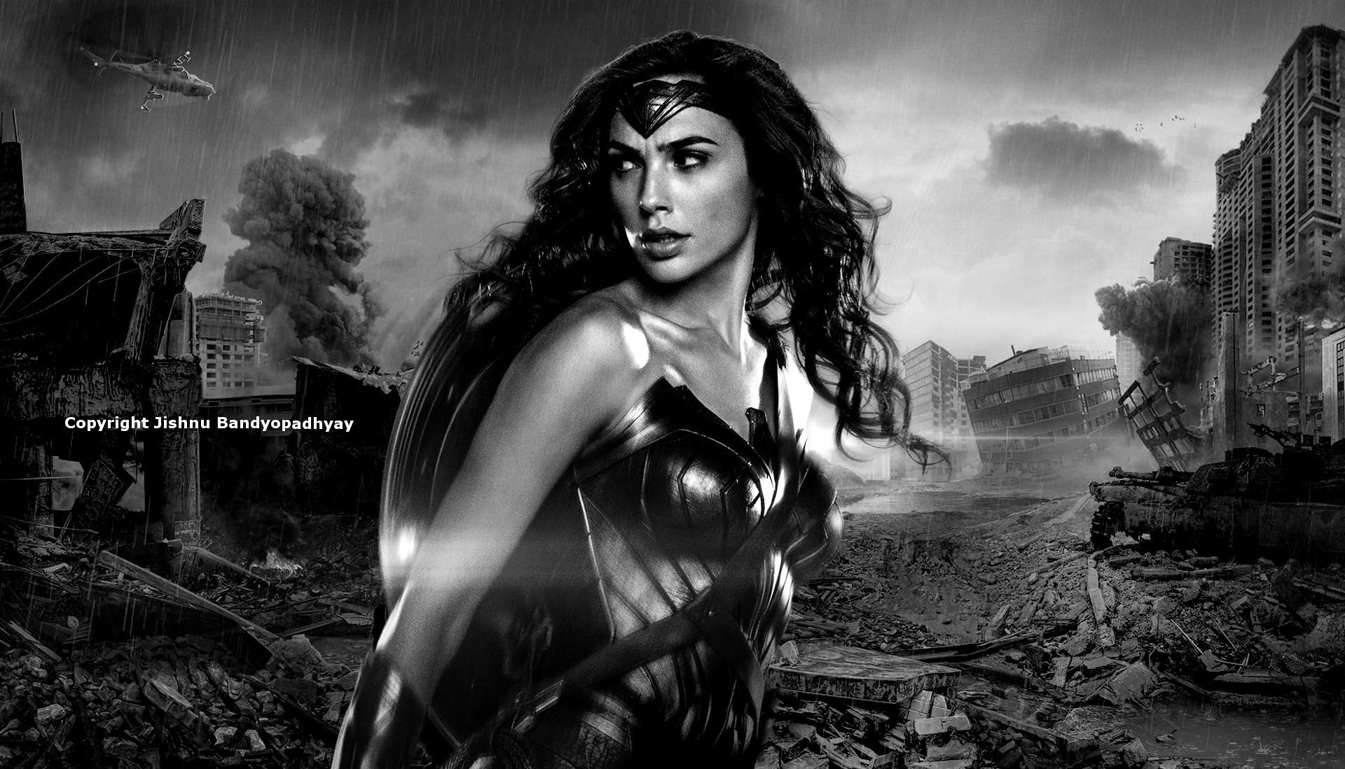 1920x1099 Wonder Woman Free Desktop Wallpaper Woman Black And White