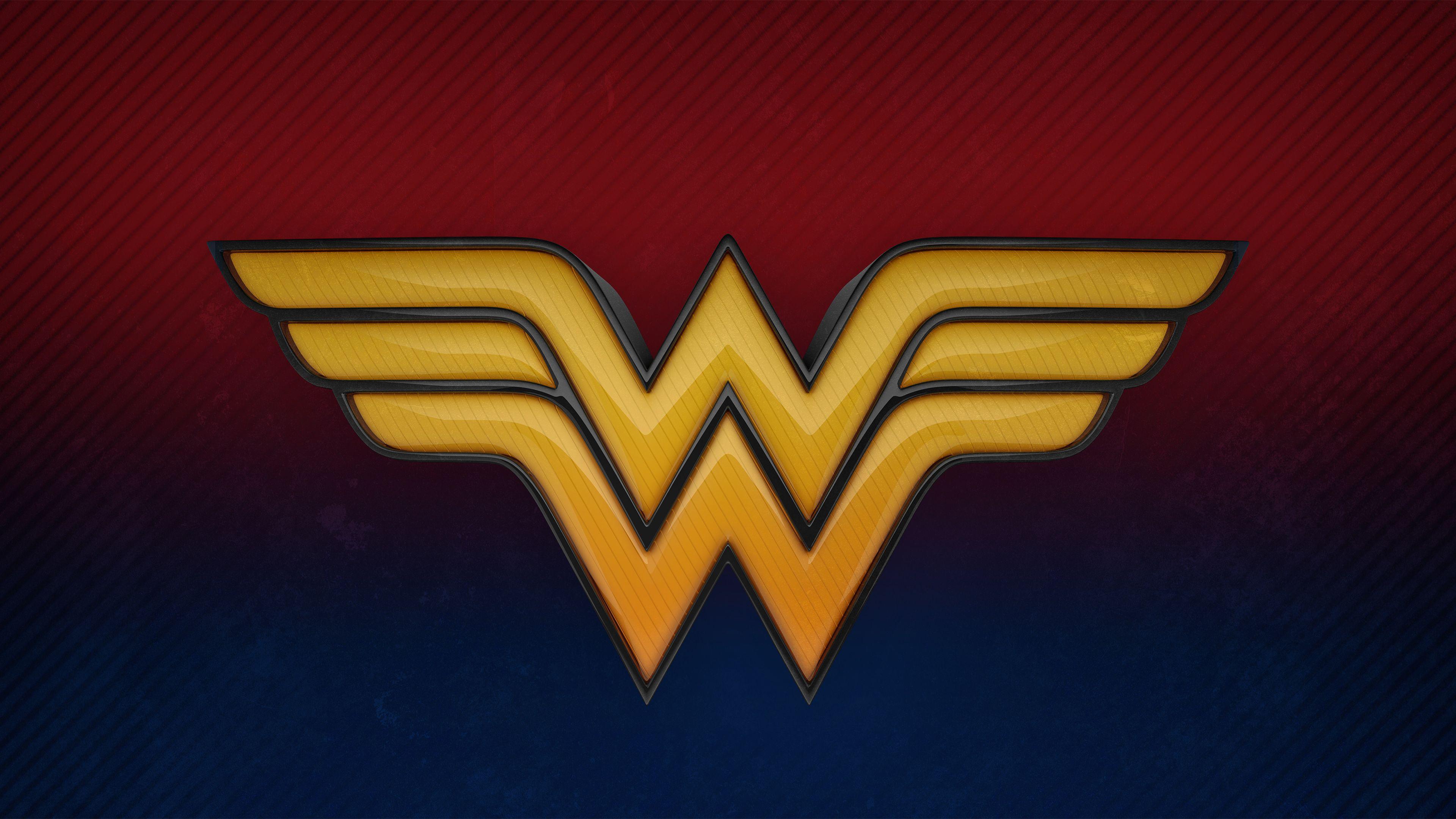 3840x2160 Wonder Woman Logo Wallpaper, HD Wonder Woman Logo Background on WallpaperBat