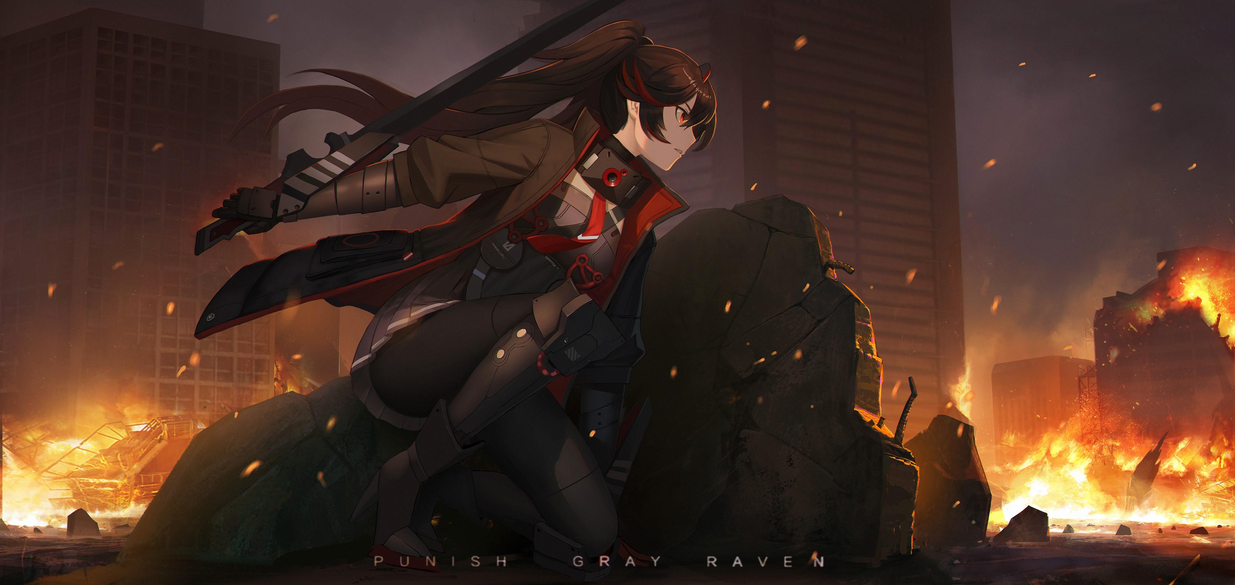 4222x2000 Punishing: Gray Raven HD wallpaper, Background
