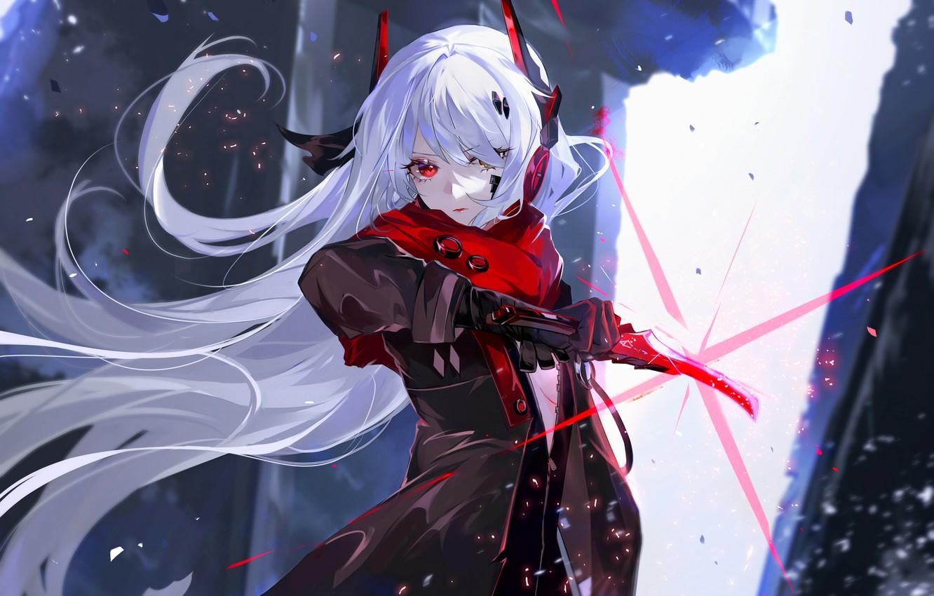 1332x850 Wallpaper girl, dagger, Alpha, Punishing: Gray Raven, Vardan image for desktop, section игры
