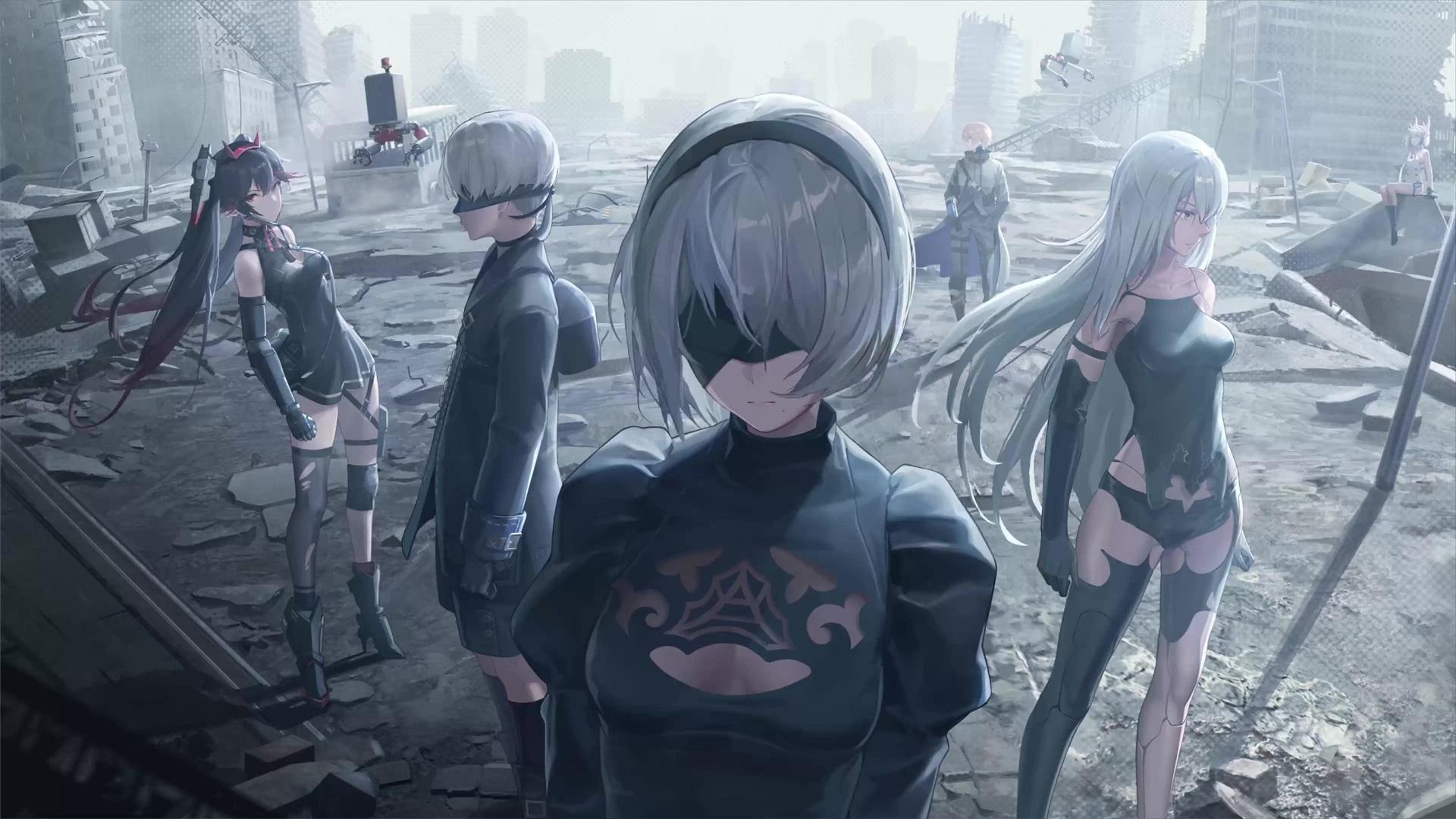 1920x1080 NieR: Automata X Punishing: Gray Raven Live Wallpaper