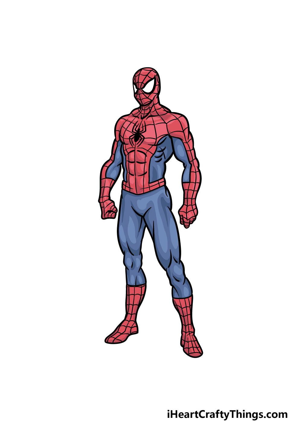 1000x1400 Spiderman Drawing To Draw Spiderman Step By Step