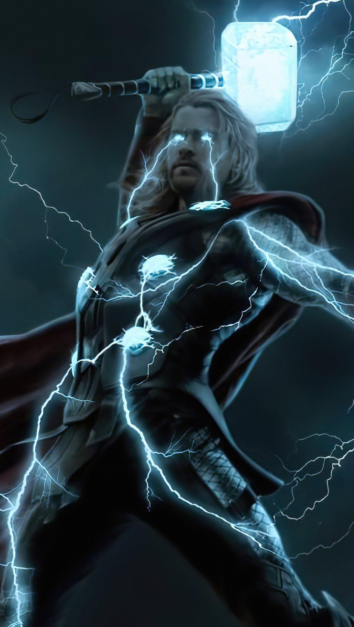 1220x2160 Thunder Thor Wallpaper 4k Ultra HD