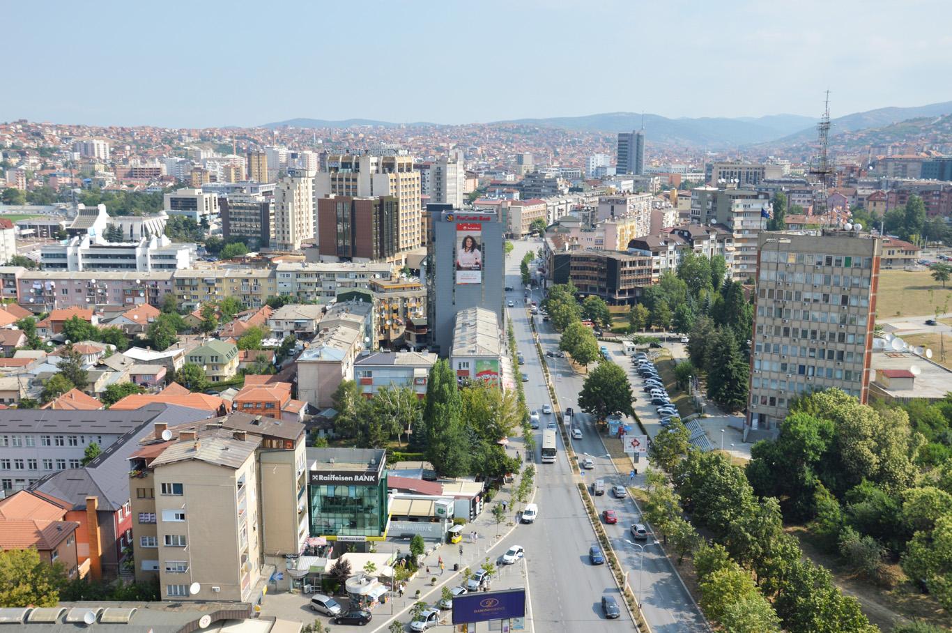 1366x908 Prishtina, Kosovo City With A