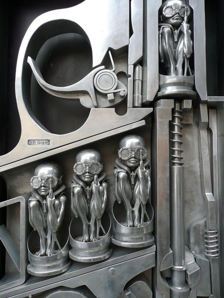 768x1024 H R Giger Museum. Genius. Foetuses as bullets. Taken out