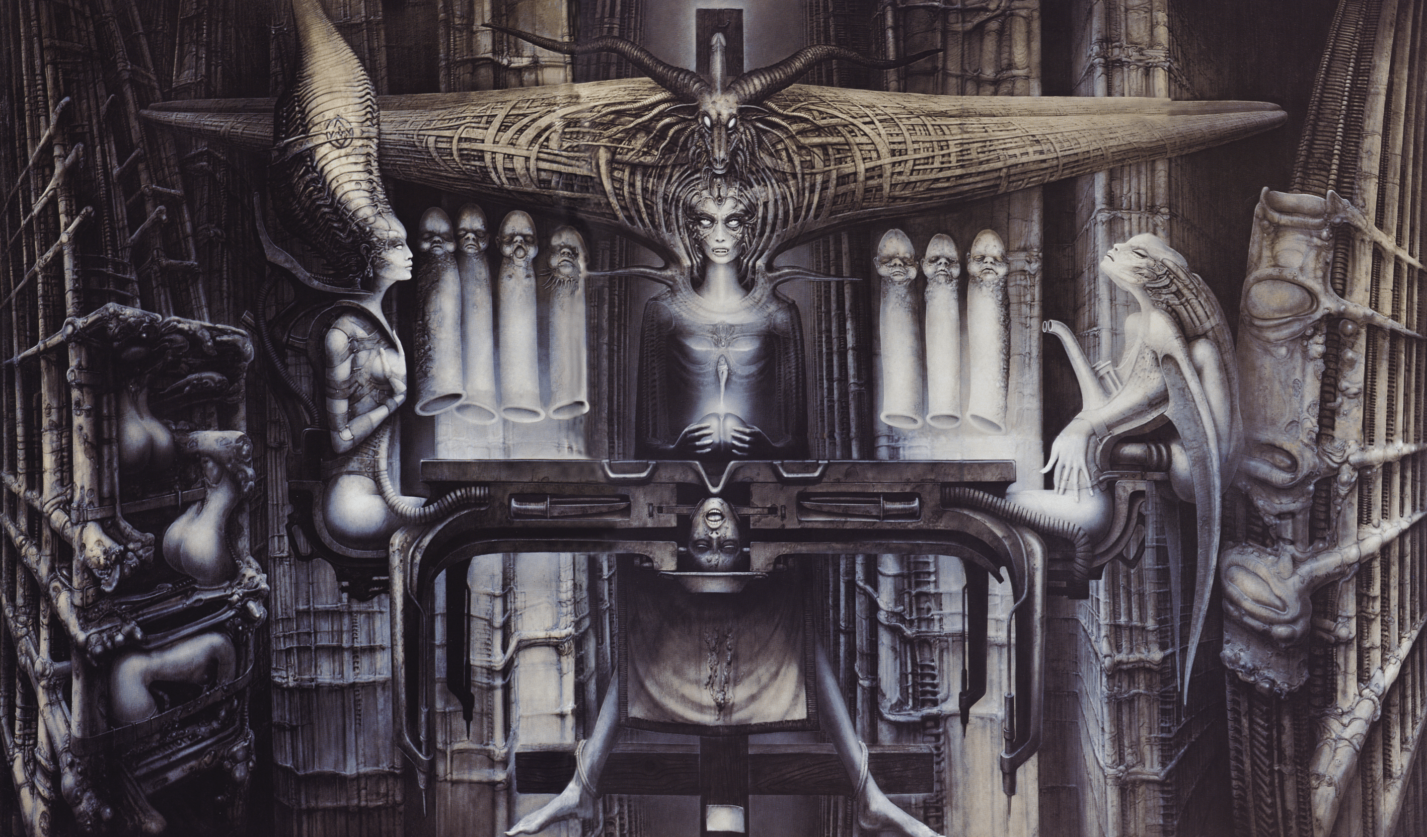 2835x1663 HR Giger Dali Edition from Hell