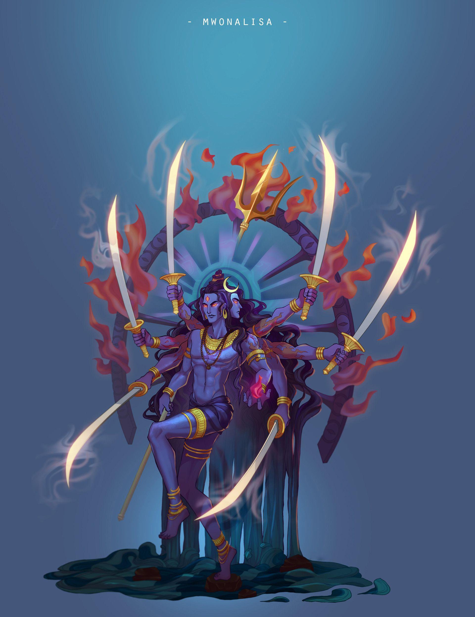 1920x2492 Shiva. God shiva, Lord shiva painting, Angry lord shiva