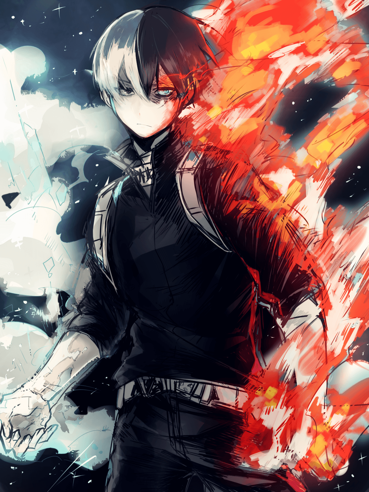 Villain Todoroki Wallpapers Top Free Villain Todoroki Backgrounds Wallpaperaccess