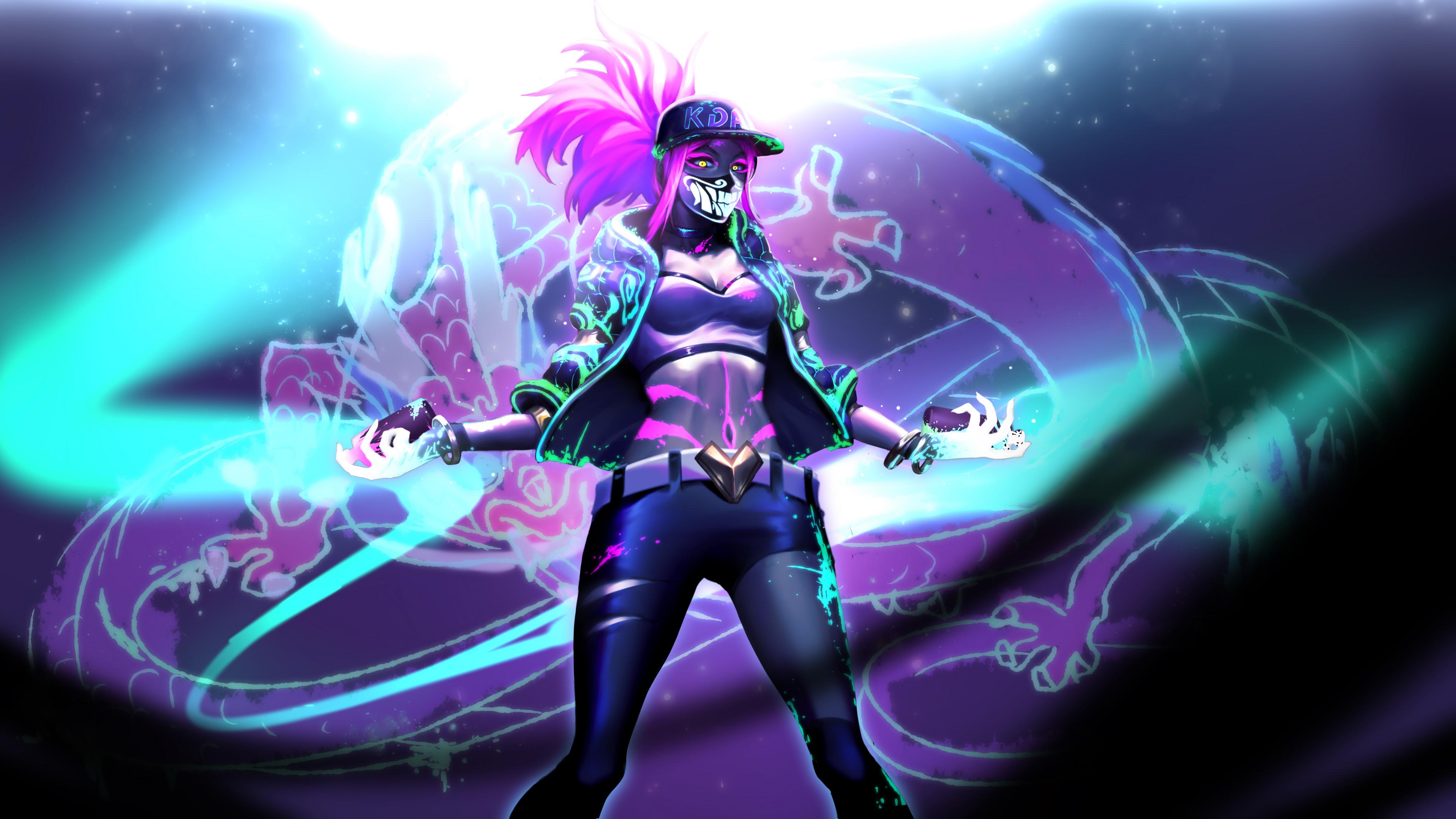 3840x2160 Wallpaper 4k Kda Akali League Of Legends 4k Wallpaper
