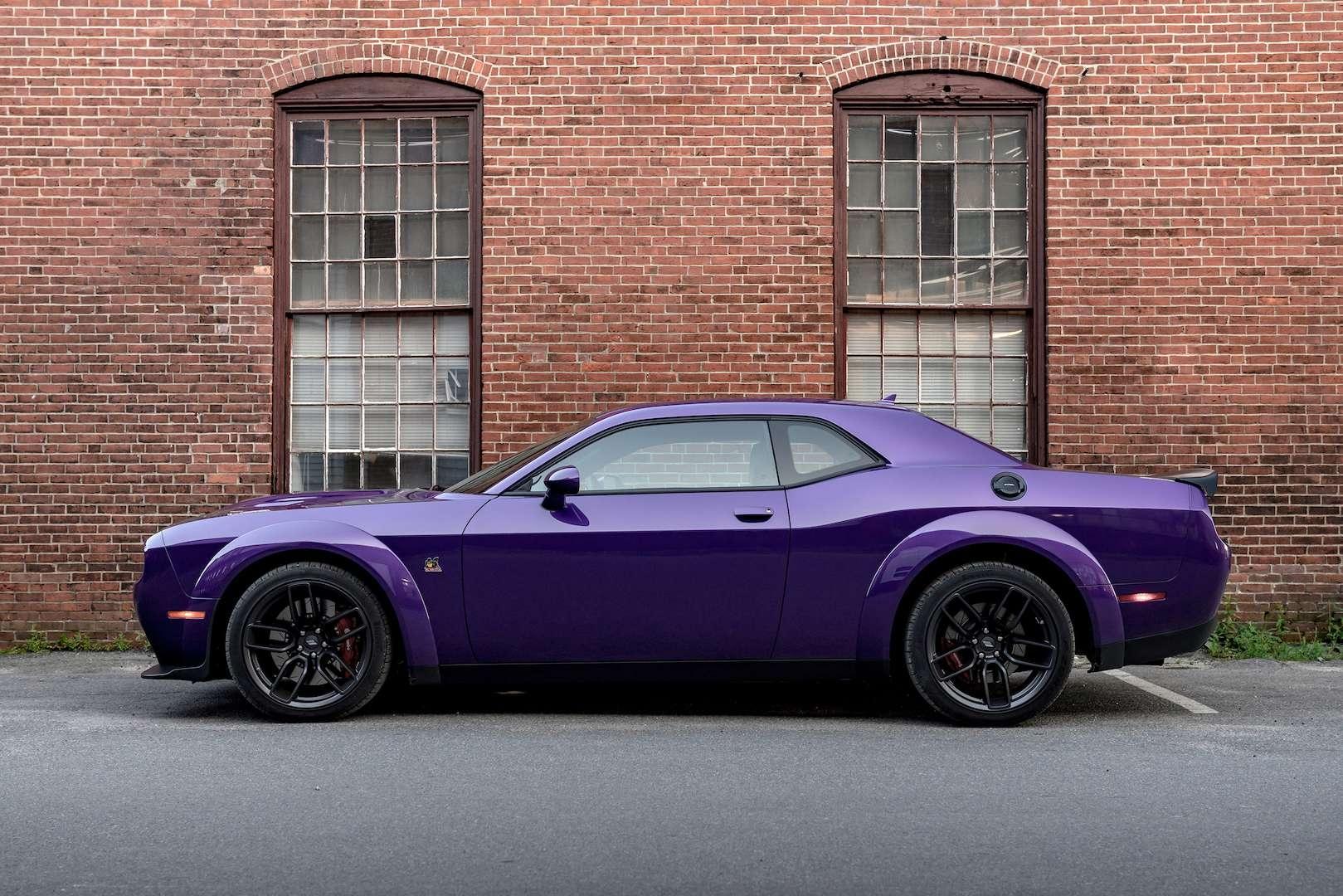 1619x1080 New 2019 Dodge Challenger HD Wallpaper Dodge Challenger Scat Pack Widebody Crazy Plum