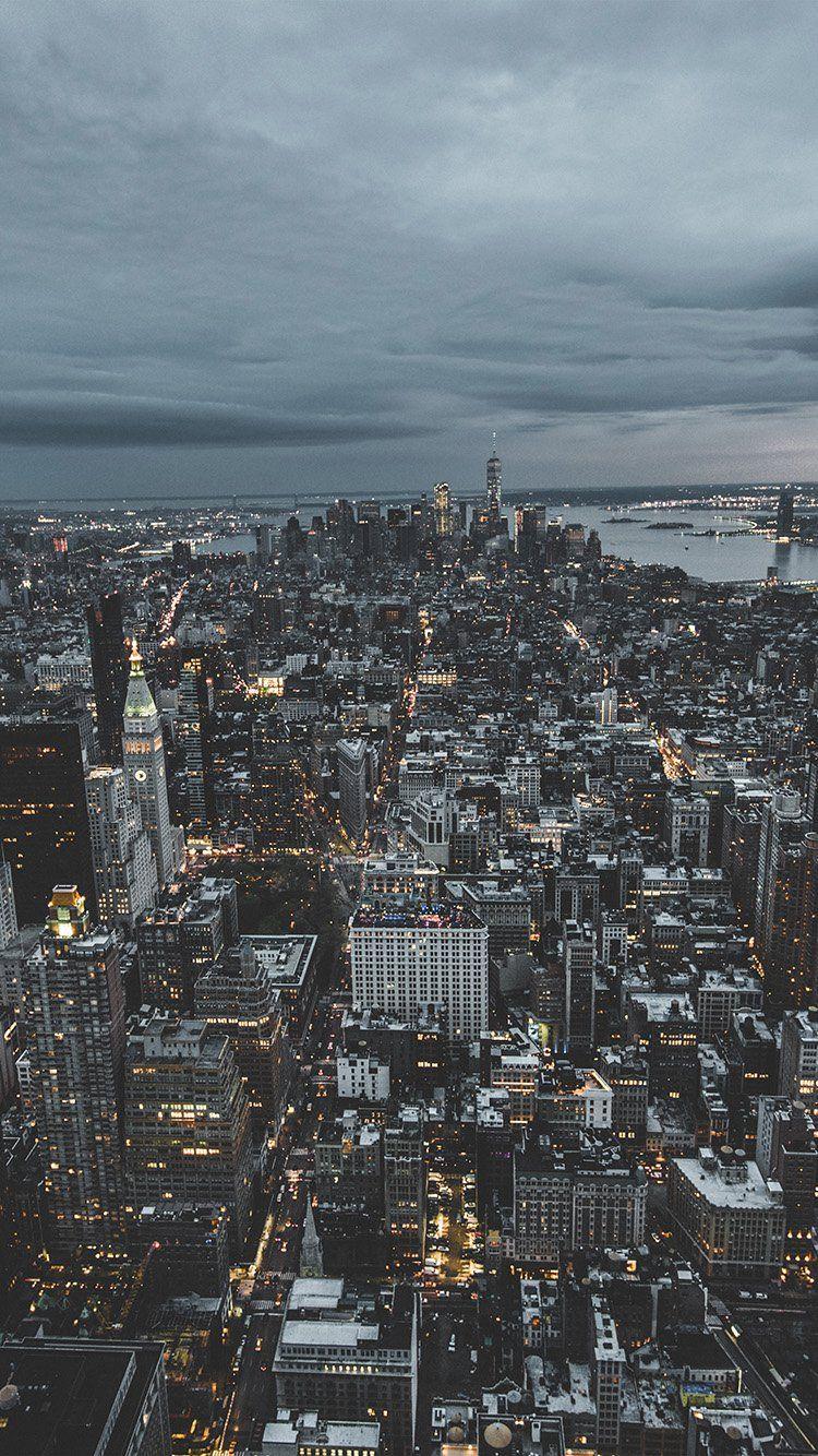 750x1334 iPhone7 wallpaper. city sky