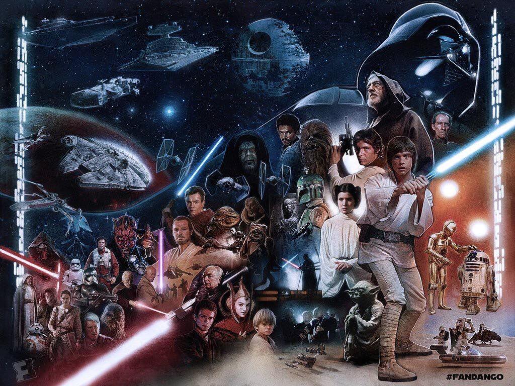 1024x768 Star Wars Poster Wallpaper Wallpaper Full HD