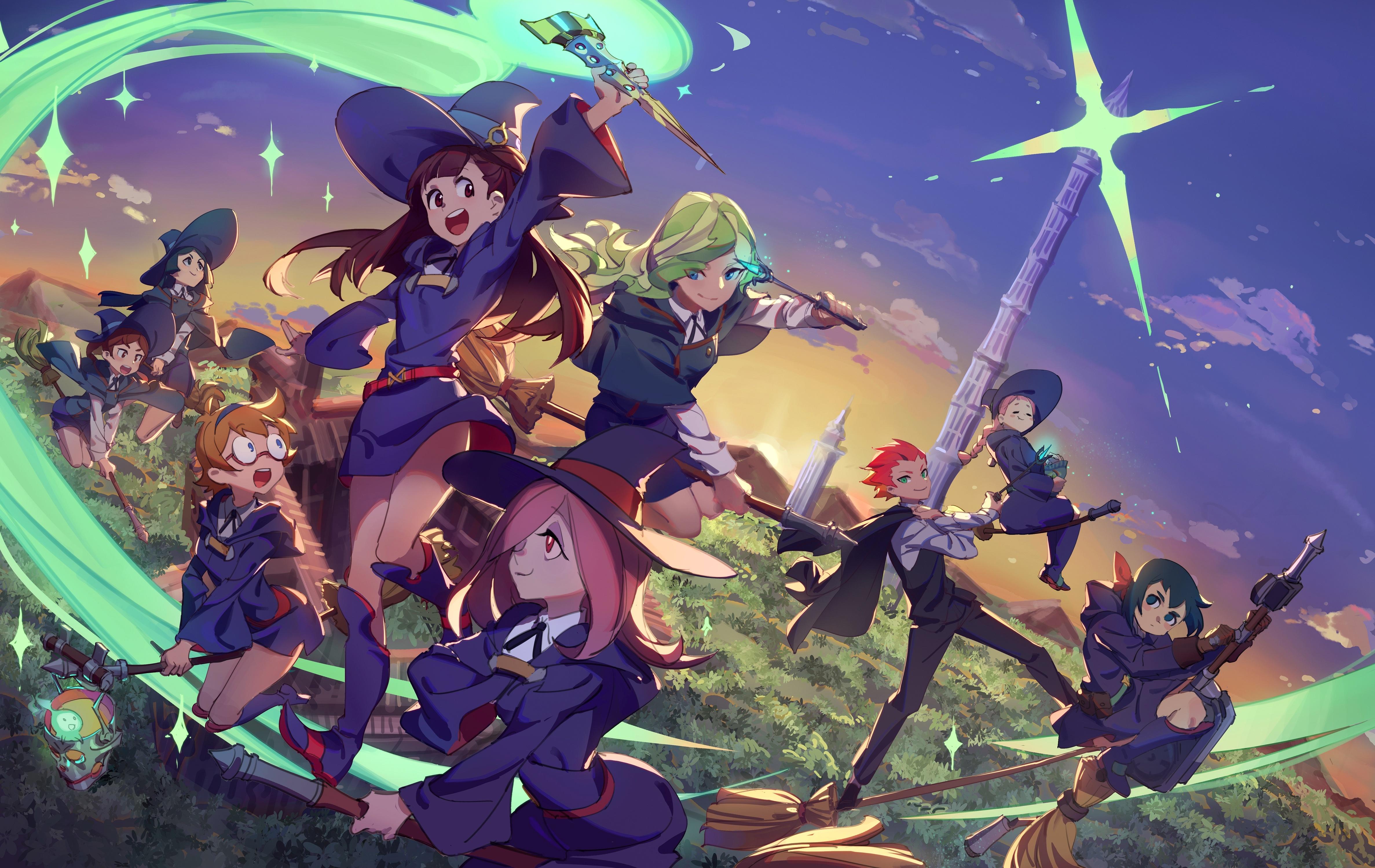 4749x3000 Wallpaper Kagari Atsuko, Little Witch Academia, Diana Cavendish, Manbavaran Sucy, Amanda O'neill:4749x3000