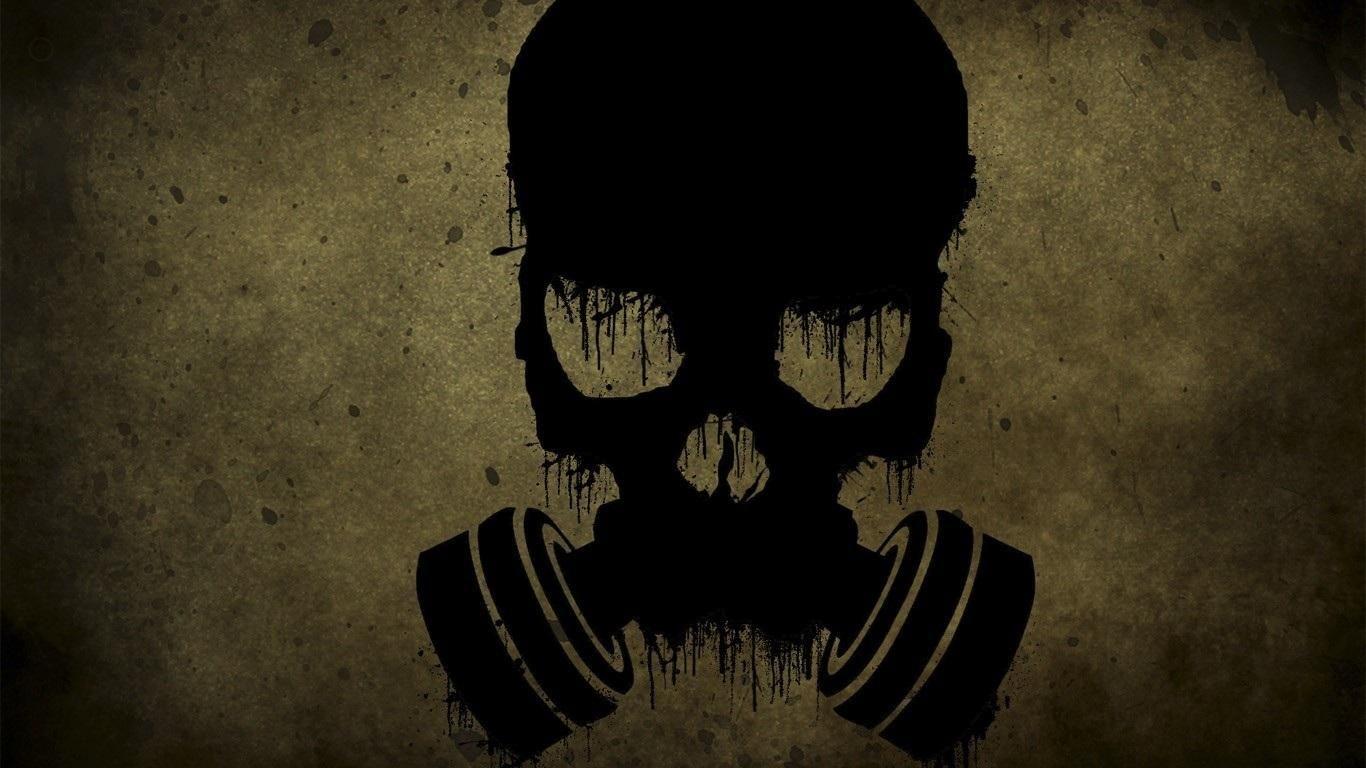 1366x768 Awesome Skull Wallpaper. iPhone wallpaper in 2018