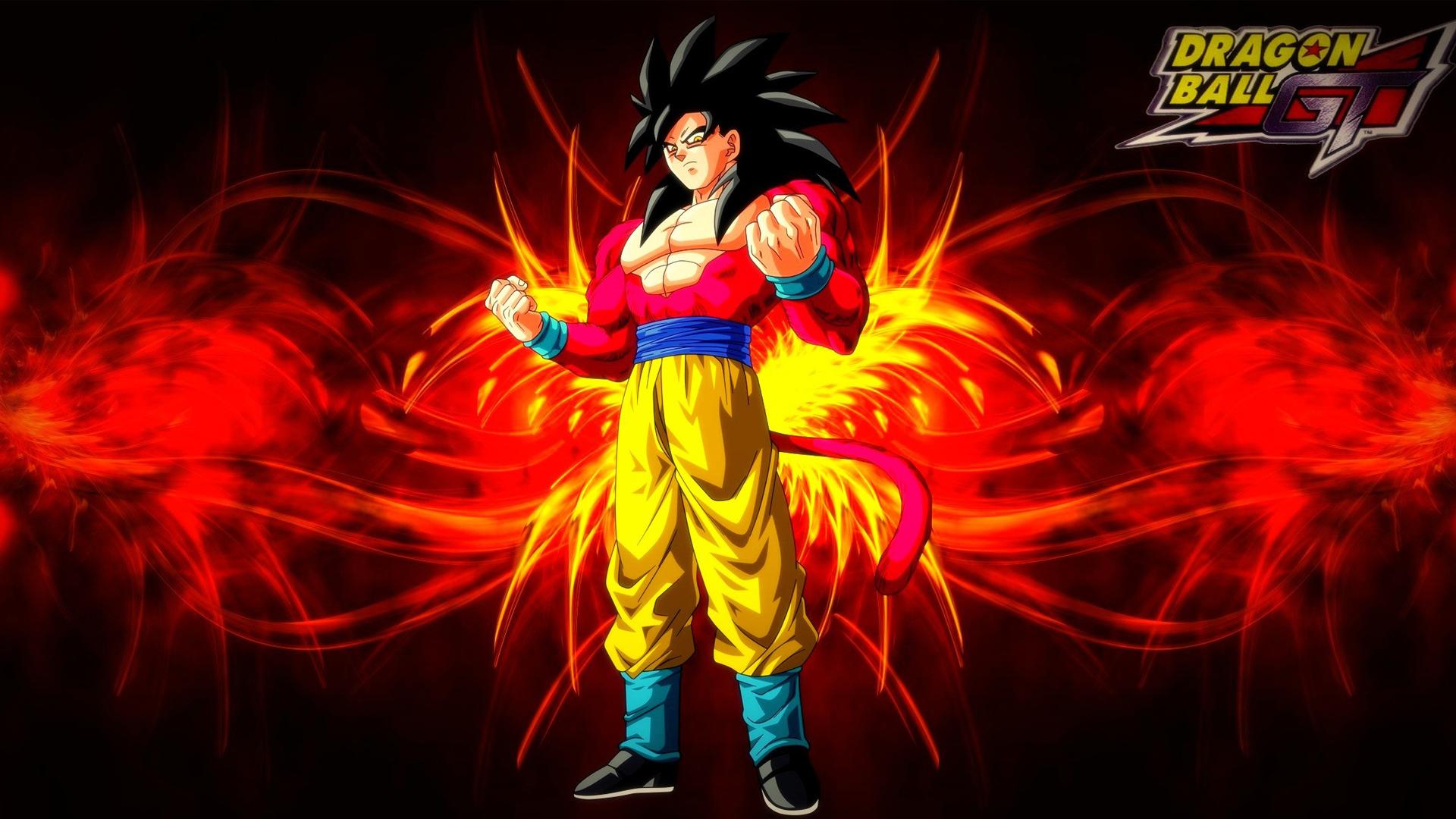 1920x1080 Dragon Ball GT Wallpaper with Son Goku Super Saiya 4 Transformation Wallpaper. Wallpaper Download. High Resolution Wallpaper