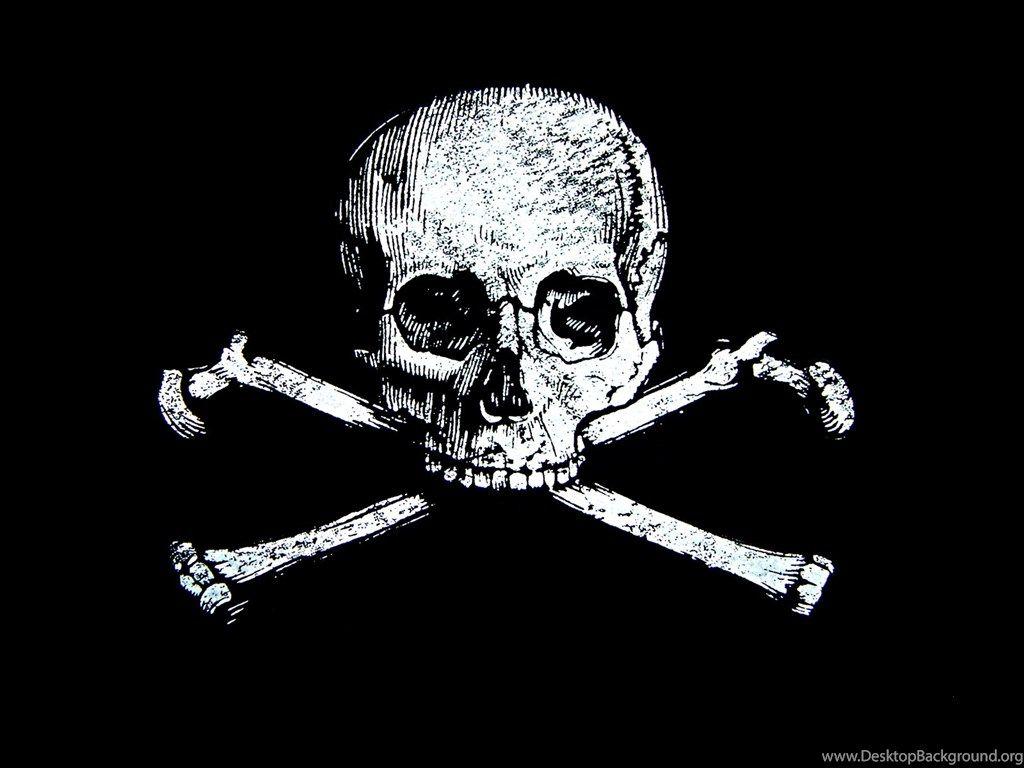 1024x768 Skulls And Bones Wallpaper Desktop Background