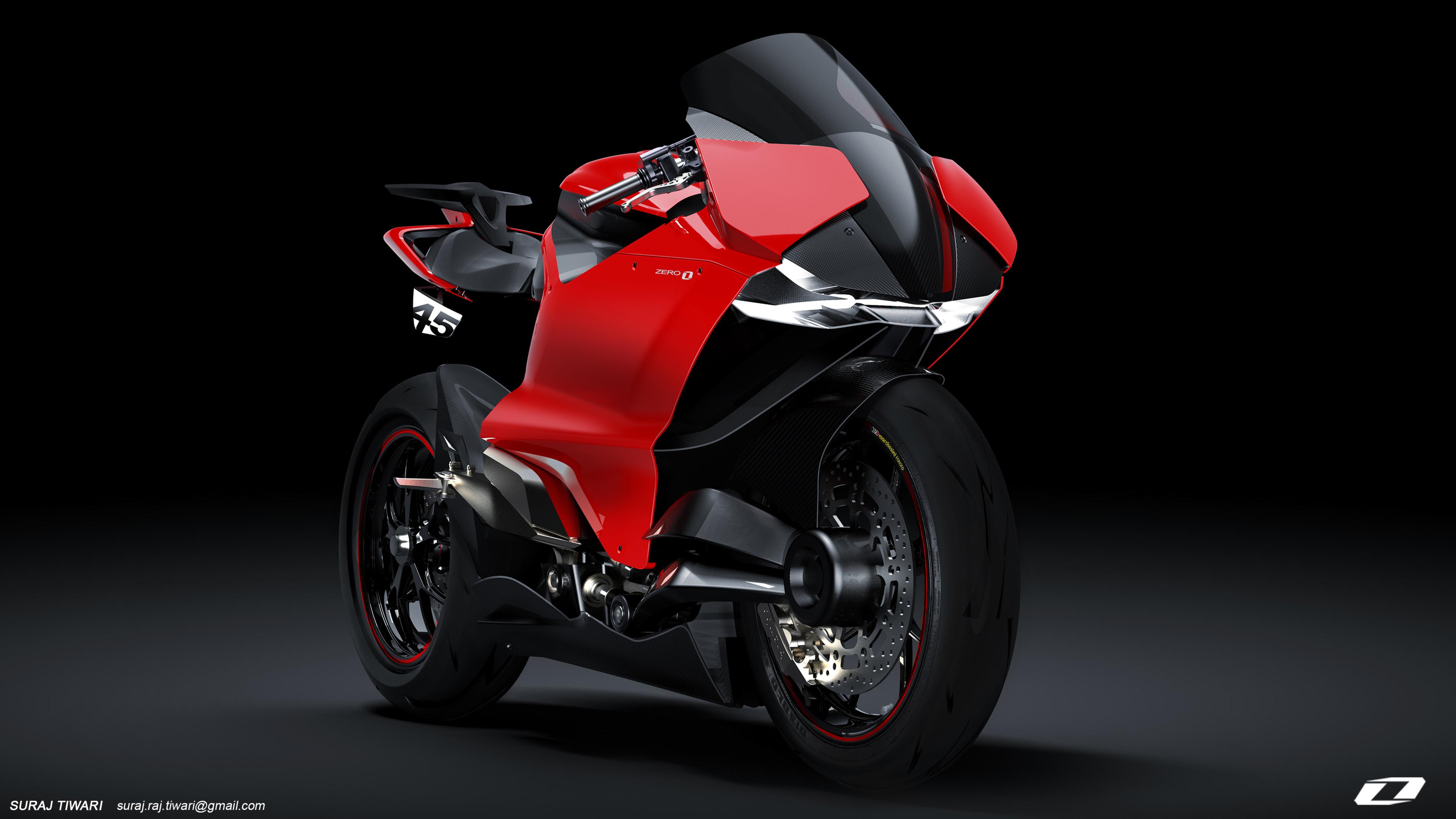 3840x2160 Wallpaper 4k DUCATI ZERO ELECTRIC SUPERBIKE 2020 Wallpaper