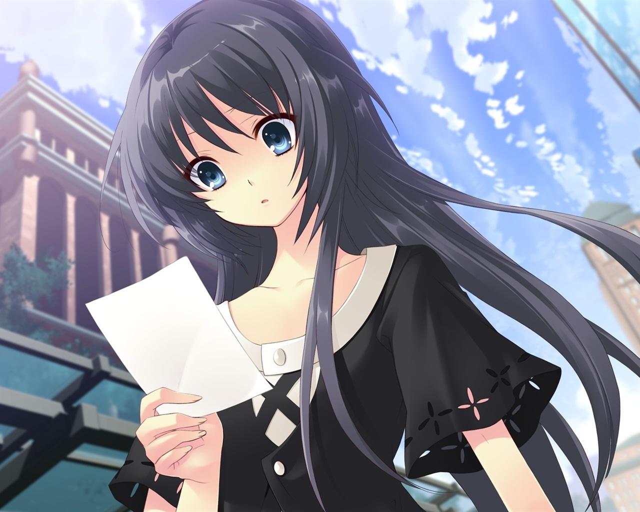 1280x1024 Hd Widescreen Girl Reading A Letter Wallpaper & Background Download