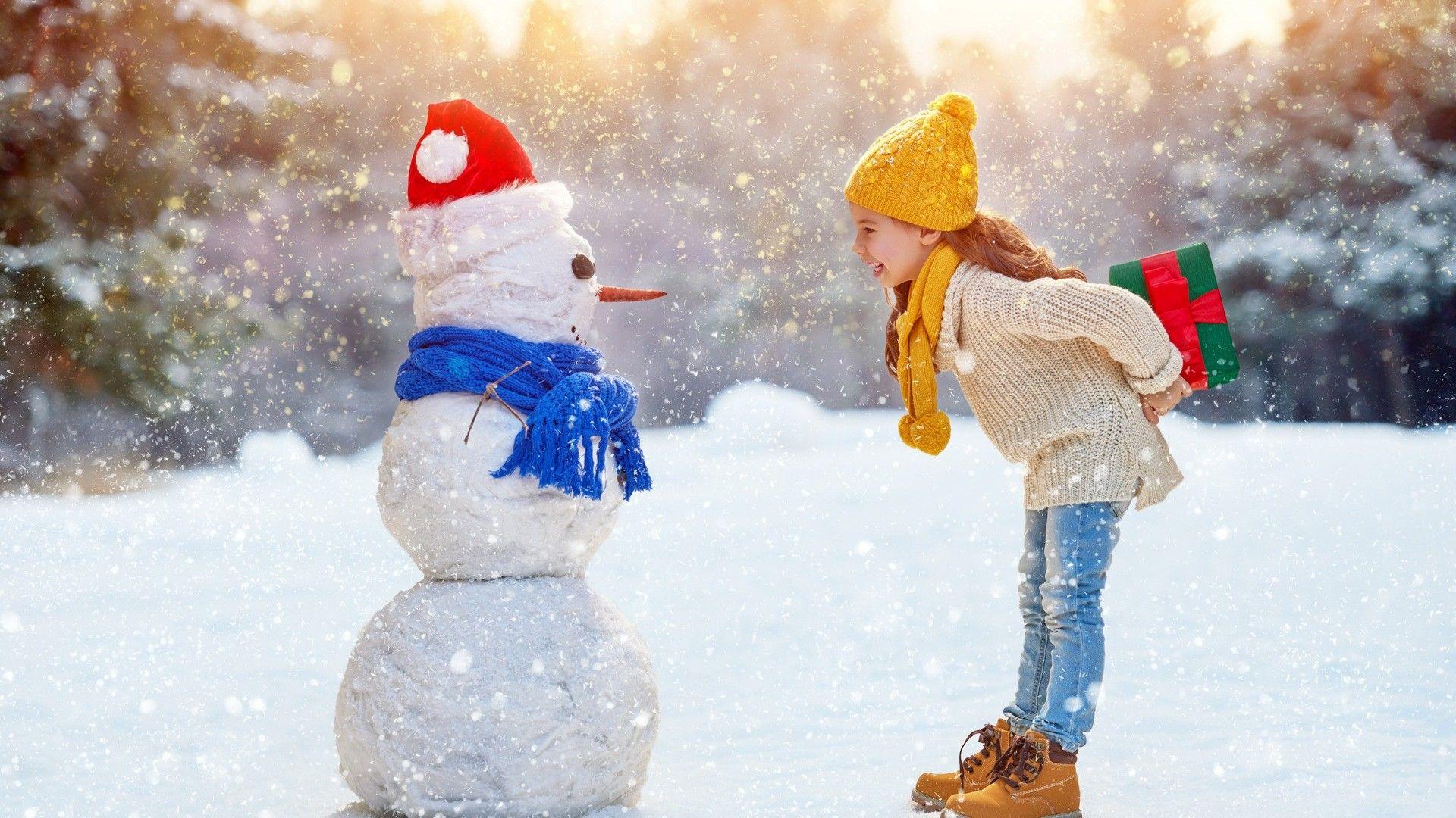 1920x1080 Cute Christmas Snowman Wallpaper The Best HD Wallpaper