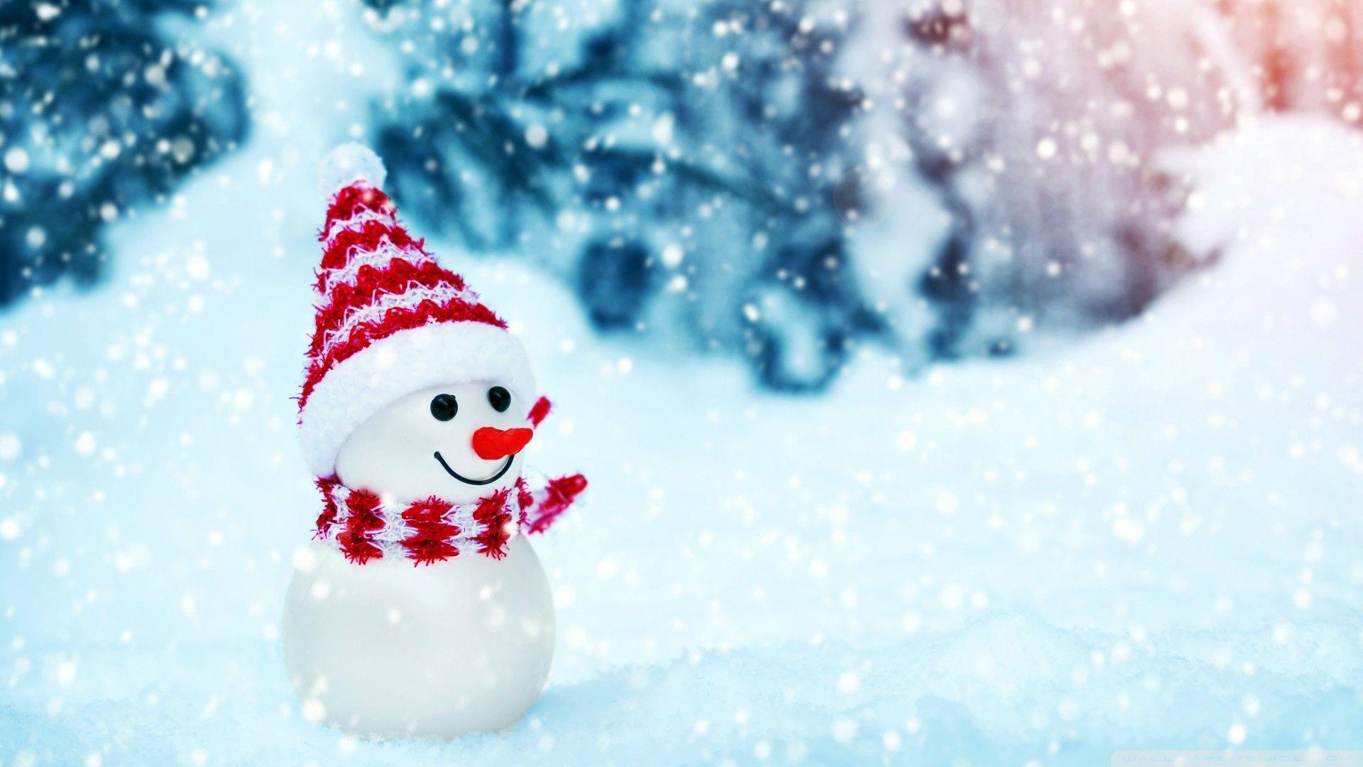 1920x1080 Snowman Wallpaper Free