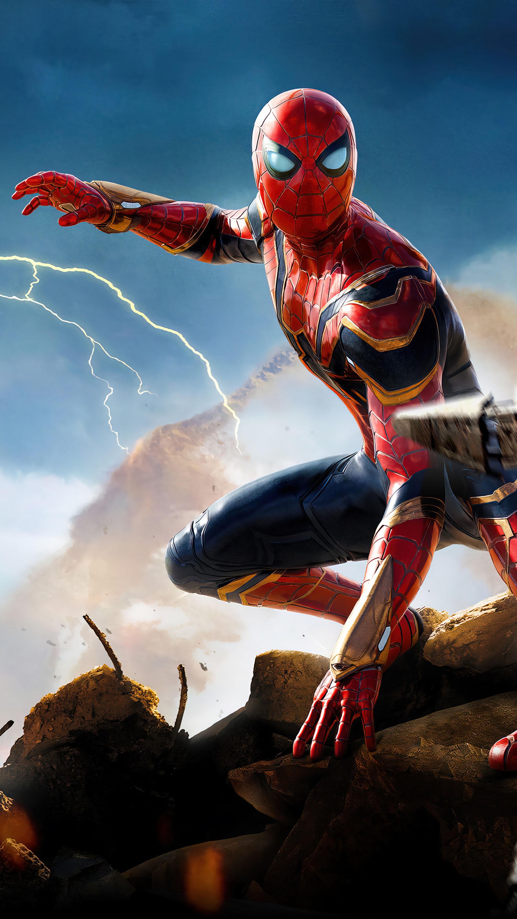 2160x3840 Spider Man Thunder In No Way Home 4K Ultra HD Mobile Wallpaper