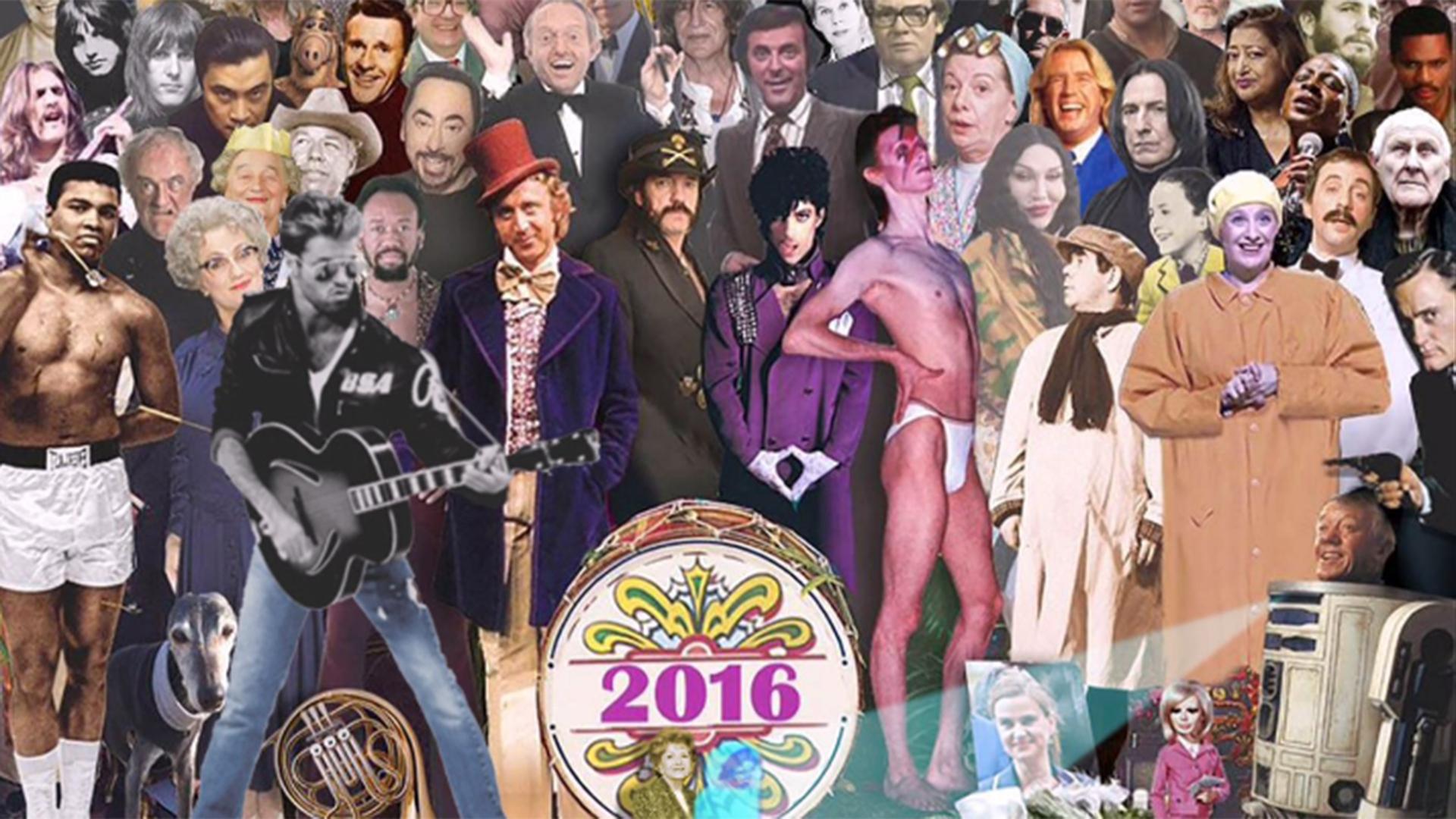 1920x1080 Sgt. Pepper Style Collage Powerfully Shows All The Stars We've Lost In 2016