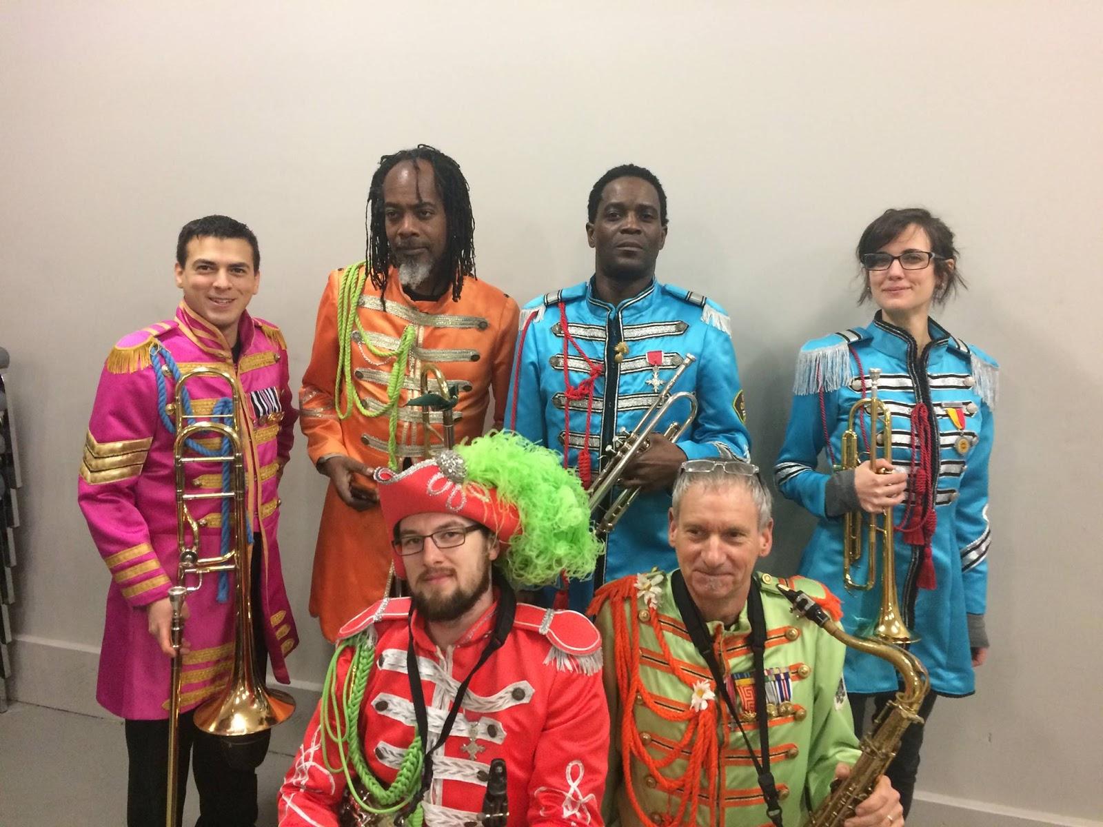 1600x1200 James Wilfred Martin + Saxophone: Sgt. Pepper's Lonely Hearts Club Horn Section