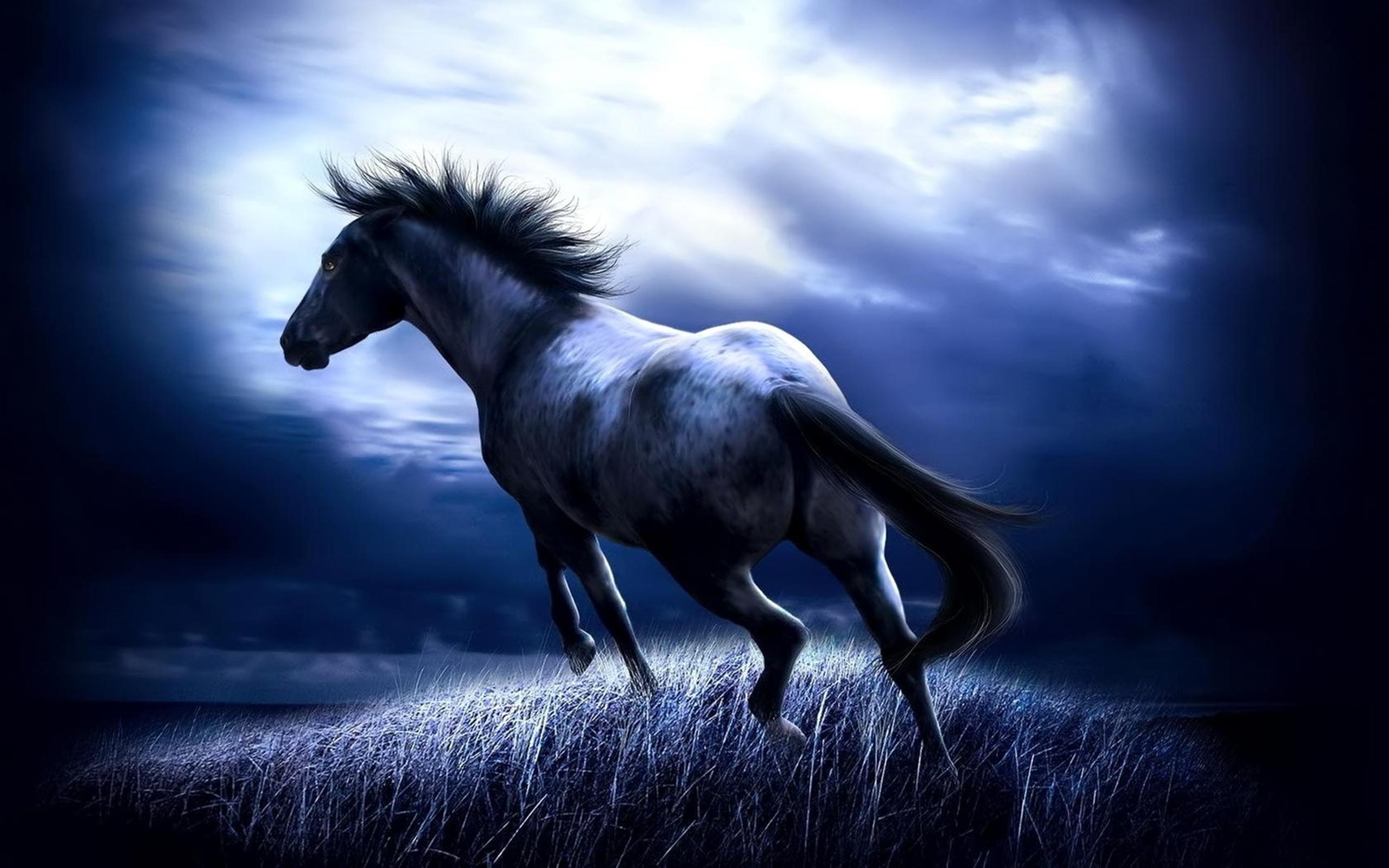 Fantasy Horse With Fire And Smoke On A Black Background 3d Rendering Stock  Photo Picture And Royalty Free Image 197671006