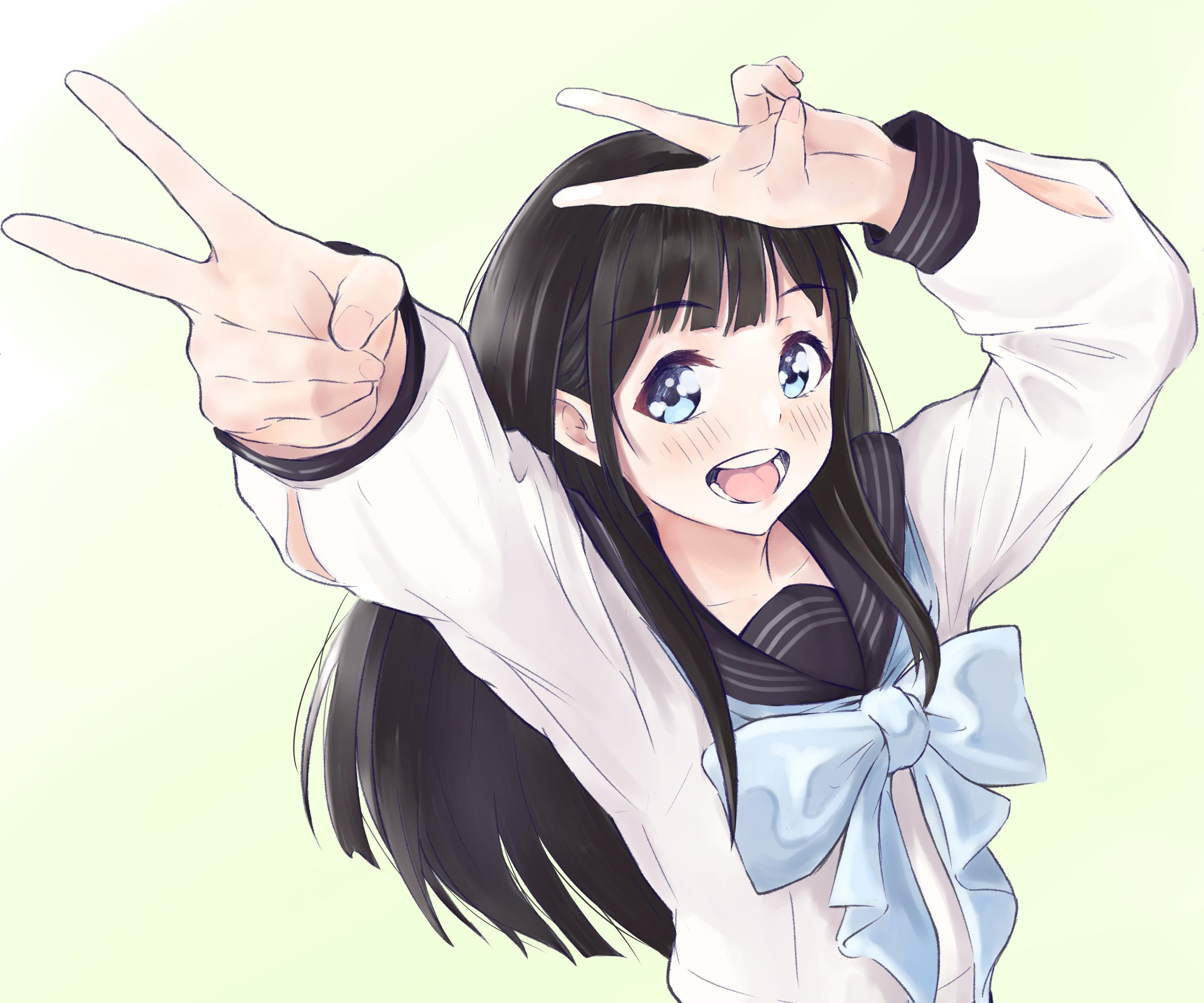 2894x2412 Akebi's Sailor Uniform HD Wallpaper