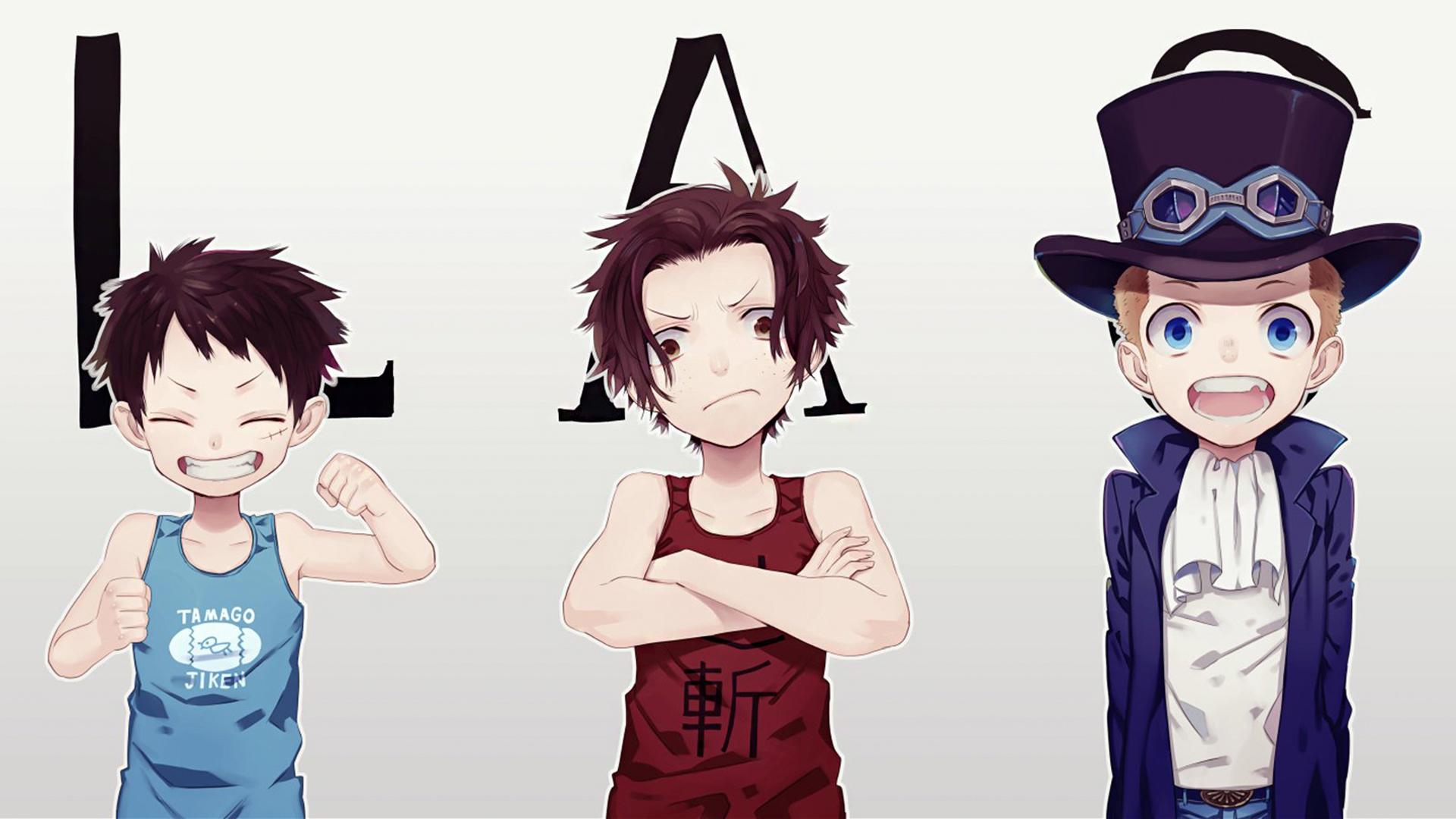 1920x1080 One Piece Ace Luffy And Sabo HD Anime Wallpaper