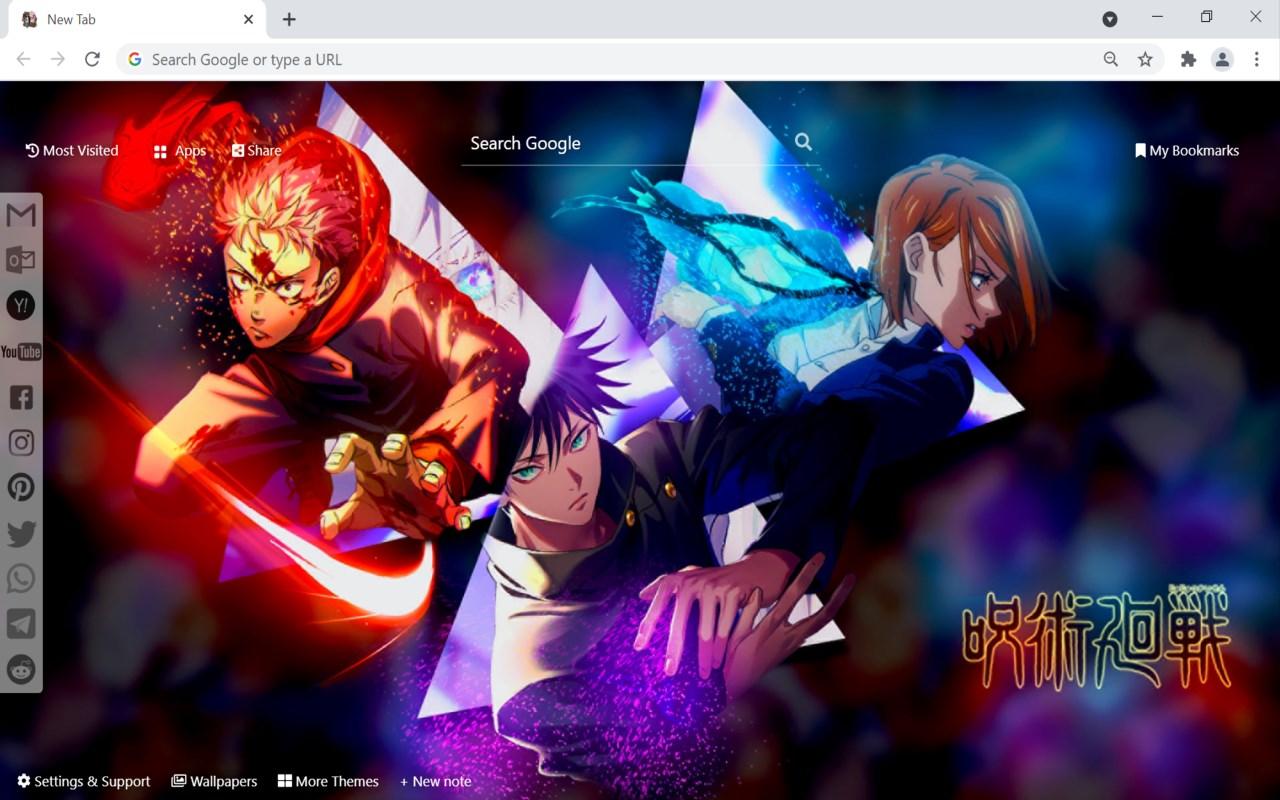 1280x800 Jujutsu Kaisen Wallpaper New Tab Edge Addons
