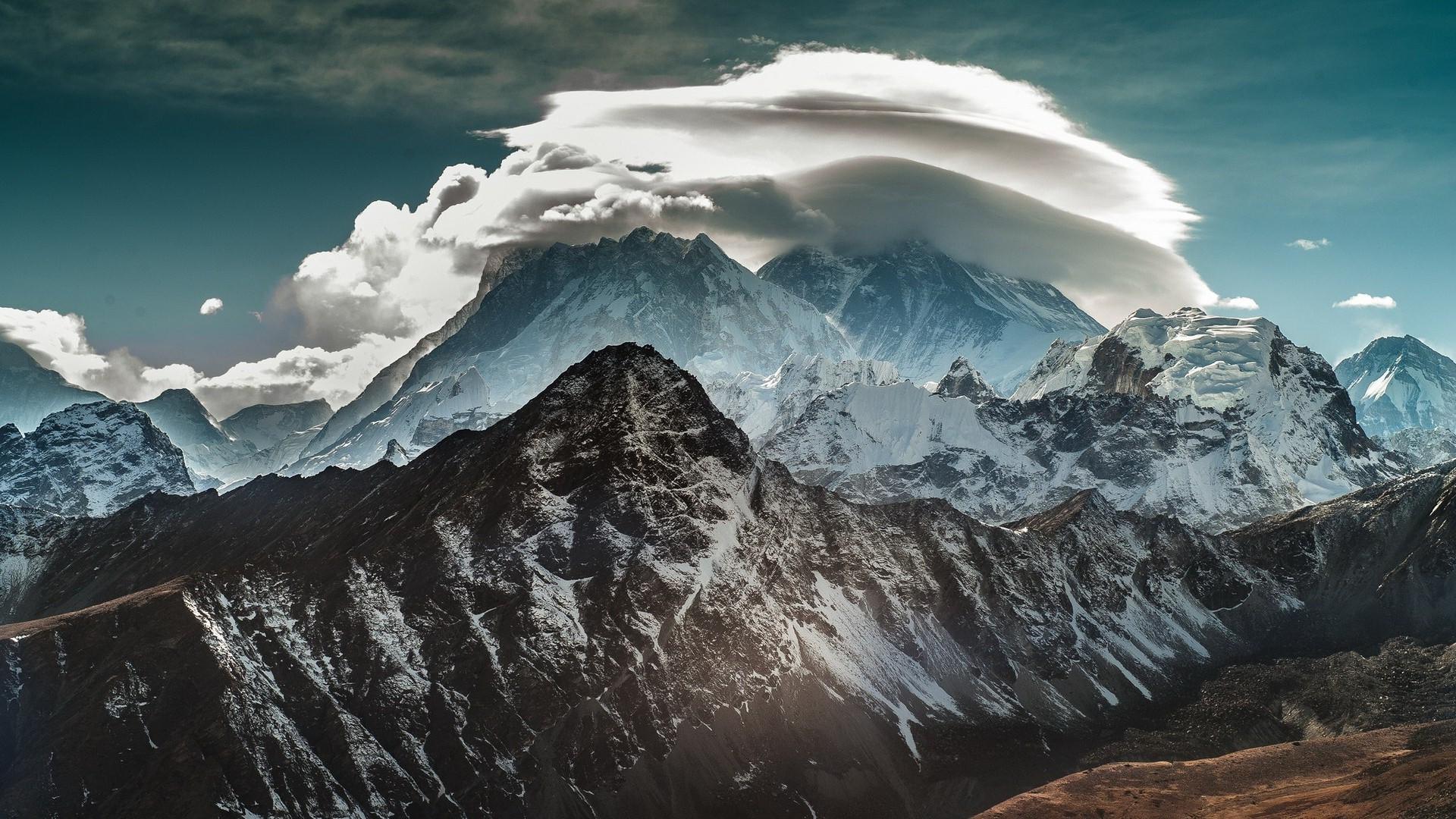 1920x1080 nature, Mountain, Clouds Wallpaper HD / Desktop and Mobile Background