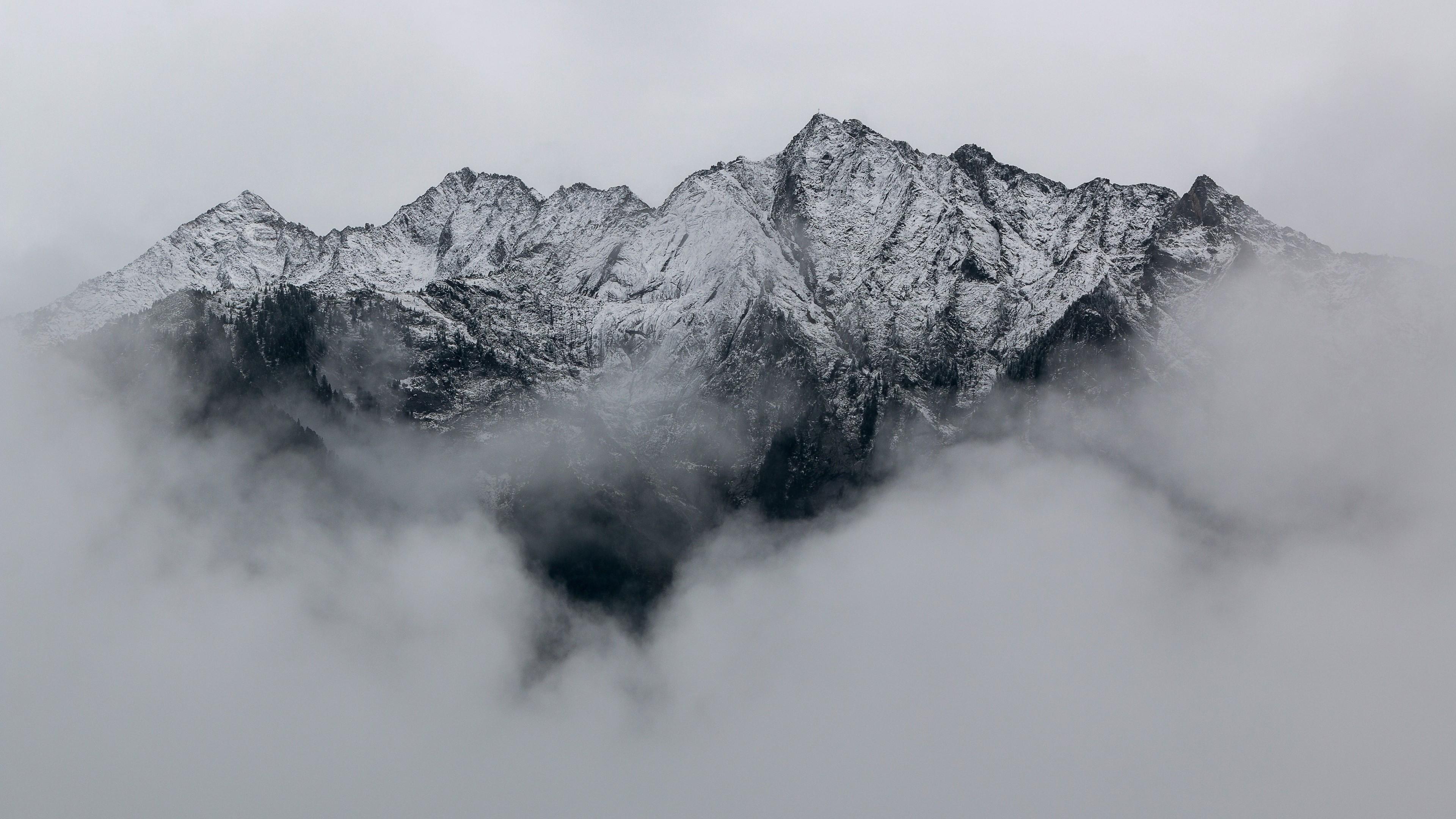 3840x2160 Beautiful Mountains and Clouds 4k Ultra HD Wallpaper
