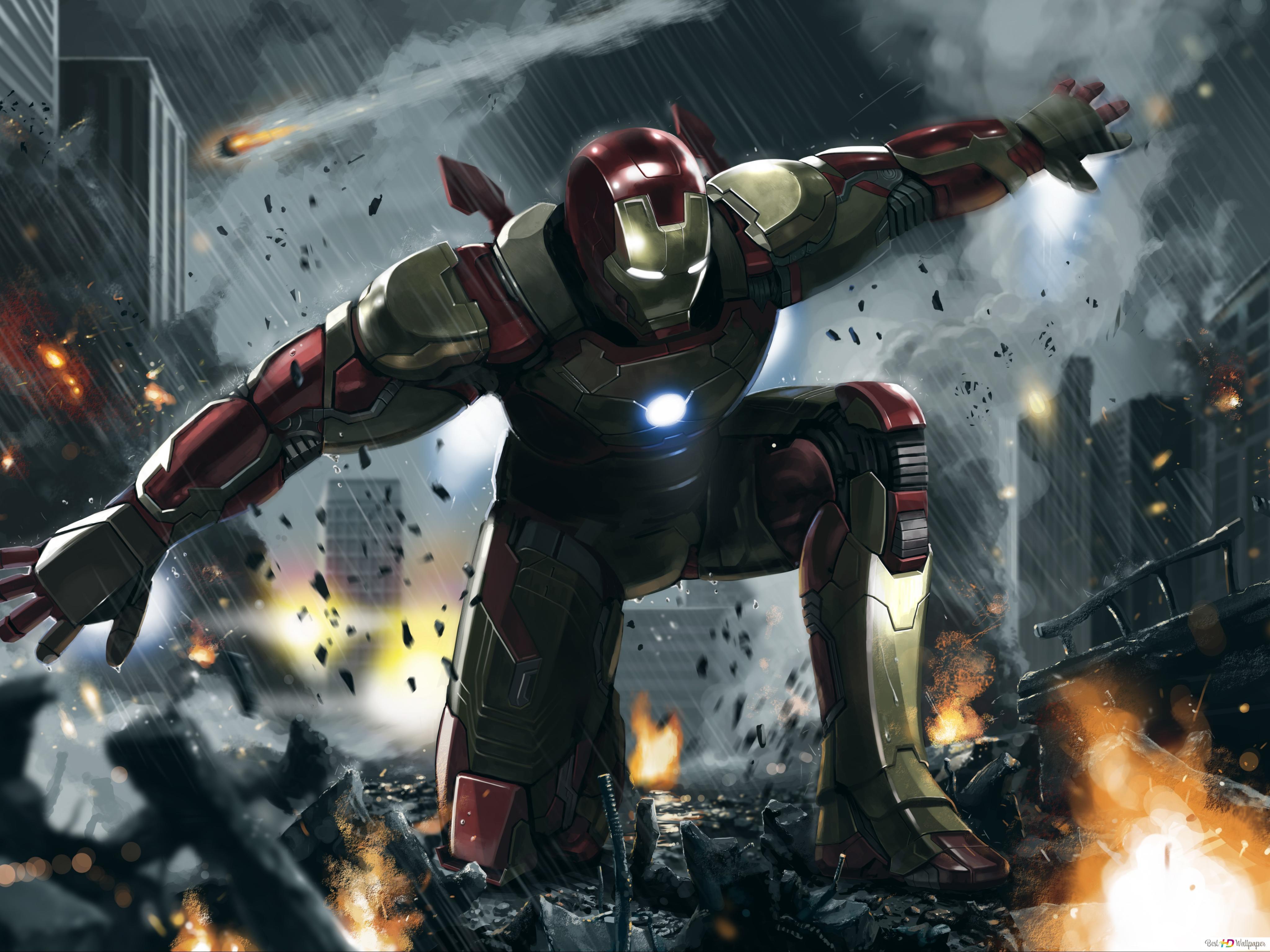 4096x3072 Iron Man in Death War (Fanart) HD wallpaper download