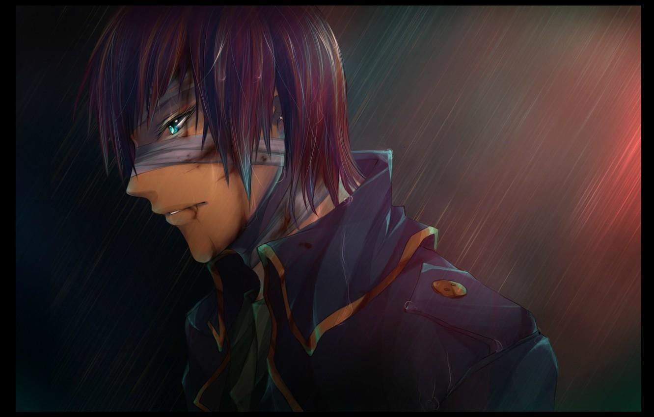 1332x850 Wallpaper blood, samurai, military uniform, wound, Sengoku Basara, Date Masamune, The era of unrest image for desktop, section прочее