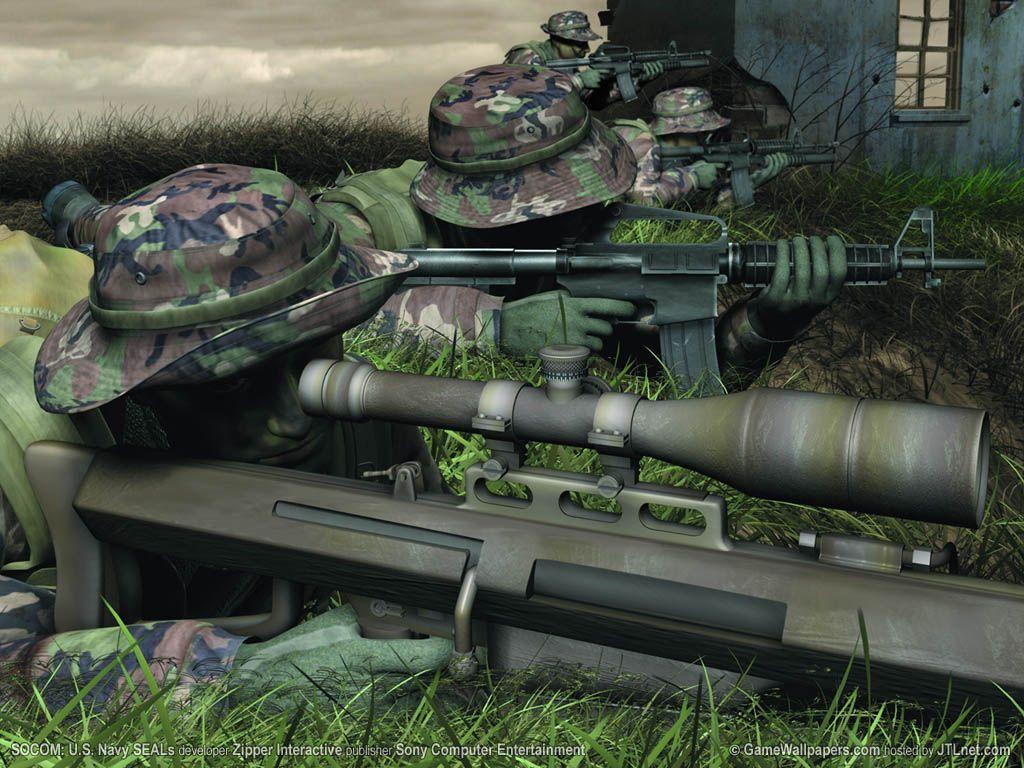 1024x768 SOCOM US Navy Seals Wallpaper