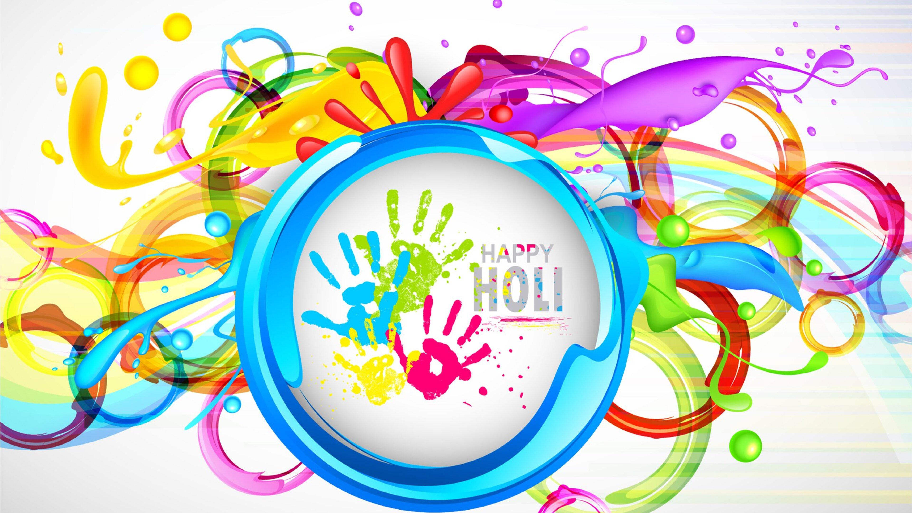 3840x2160 Happy Holi Image 4k HD 4k Wallpaper, Image, Background, Photo and Picture