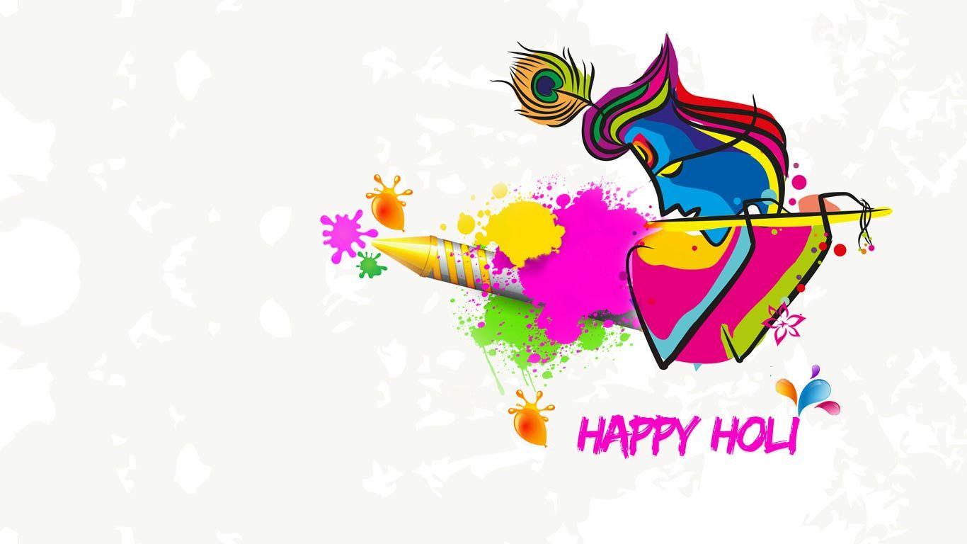 1366x768 Holi 2021 Wallpaper