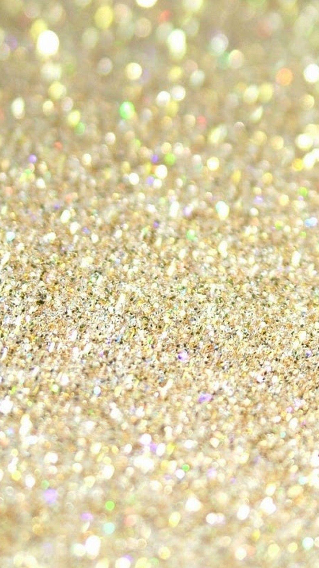 1080x1920 Yellow Glitter Wallpaper