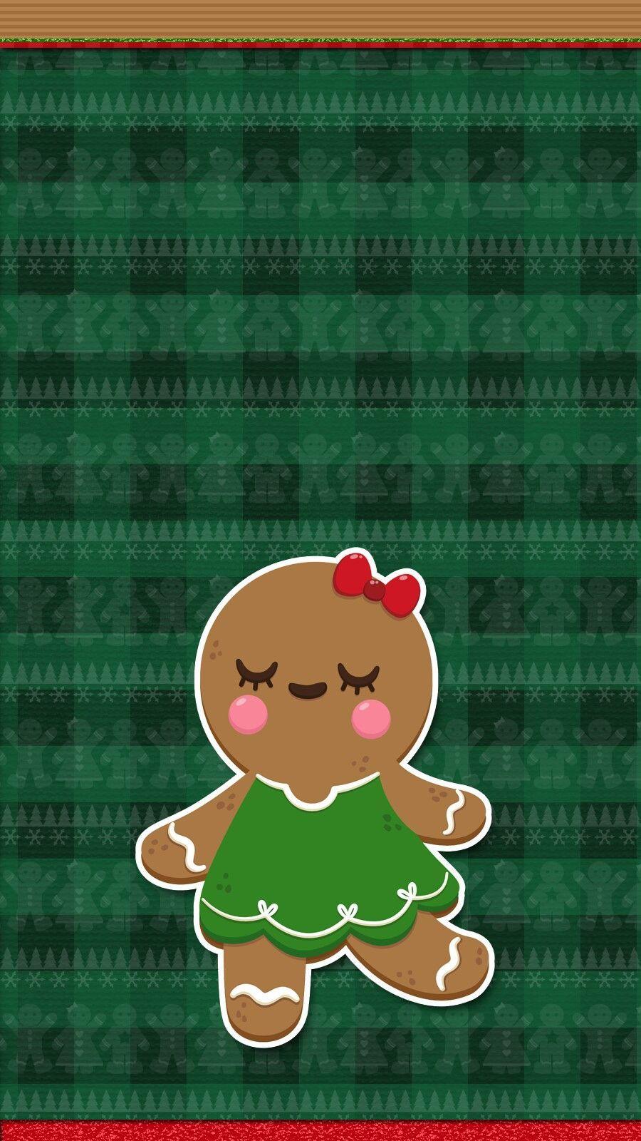 900x1600 cute #gingerbread #christmas #SmartphoneWallpaper. Smartphone