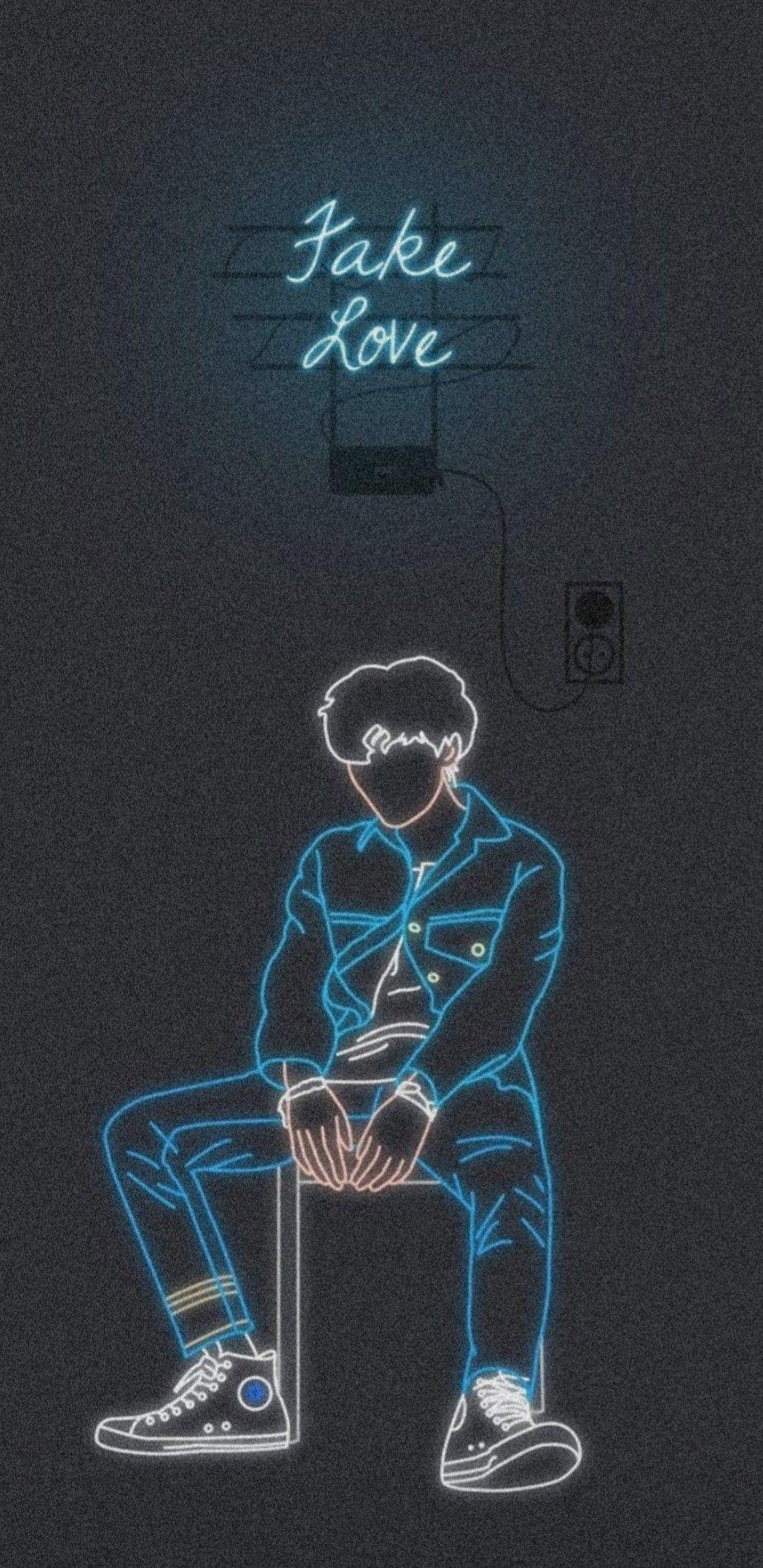 924x1899 fake love wallpaper. Fake love, Love wallpaper, In my feelings