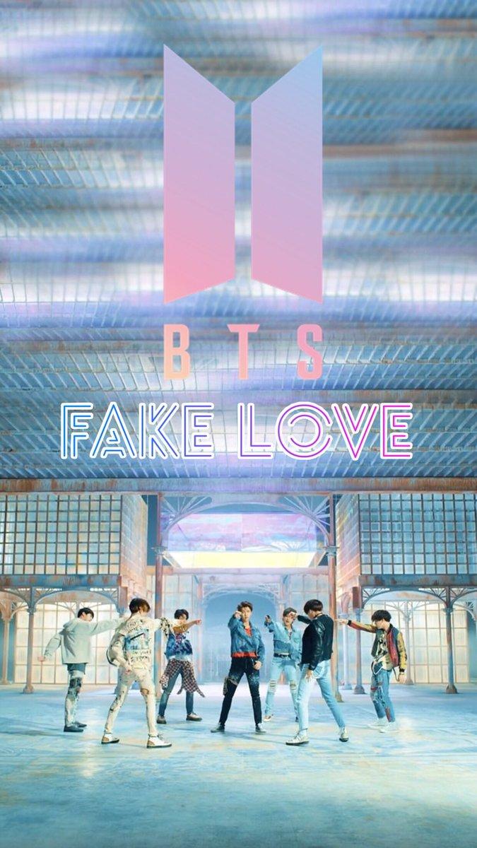 675x1200 BTS Fake Love Wallpaper