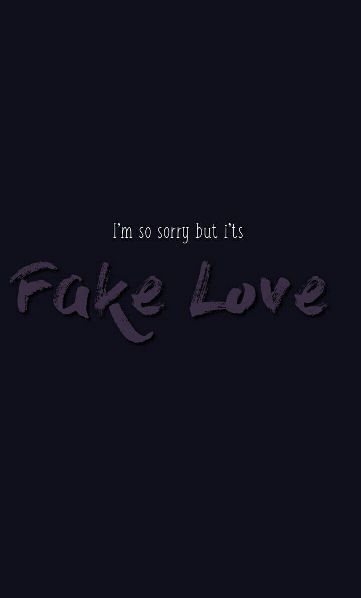 720x1192 BTS Fake Love ideas. fake love, bts, bts lyric