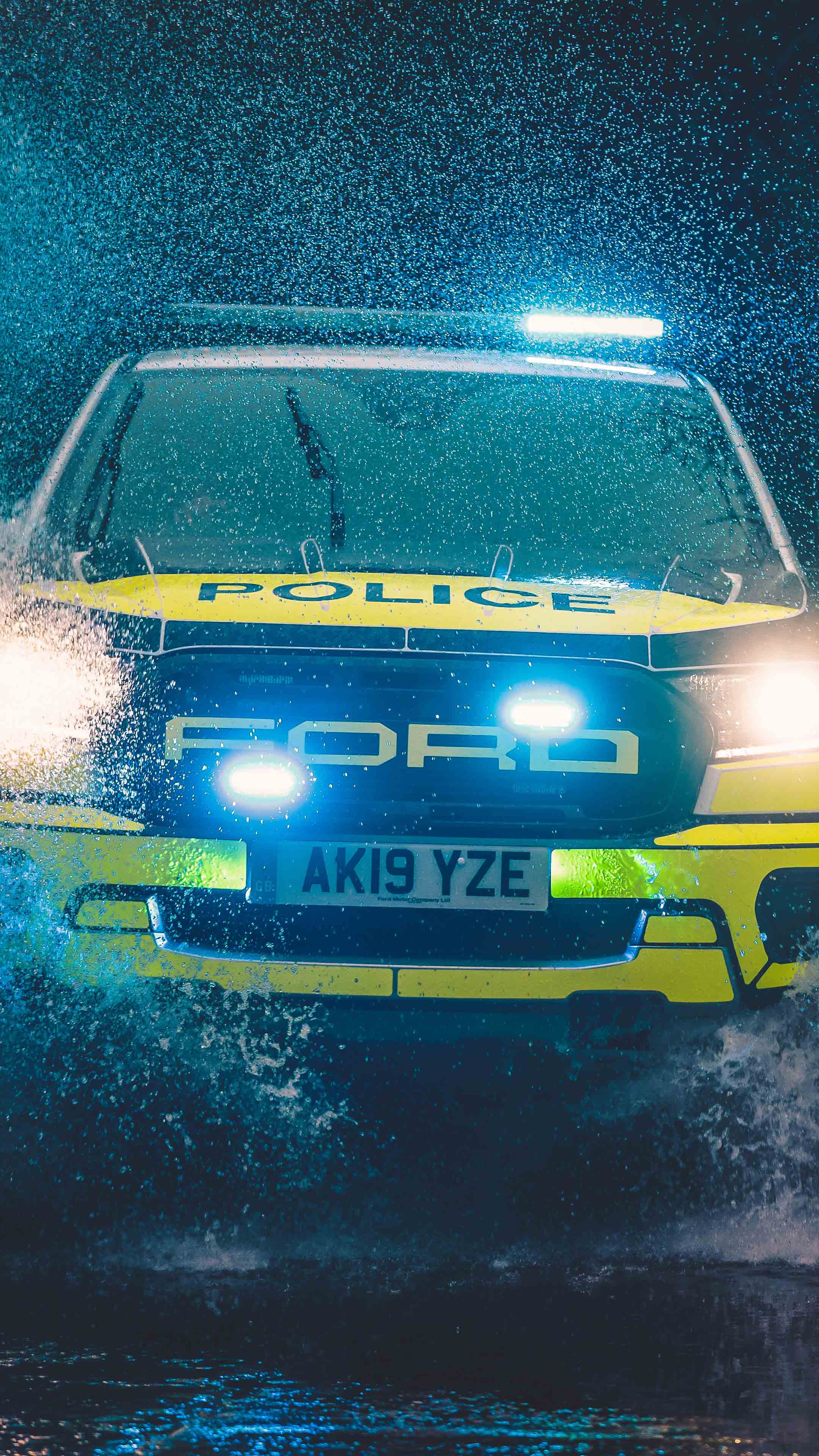 2160x3840 Ford Ranger Raptor Police 2020 4K Ultra HD Mobile Wallpaper