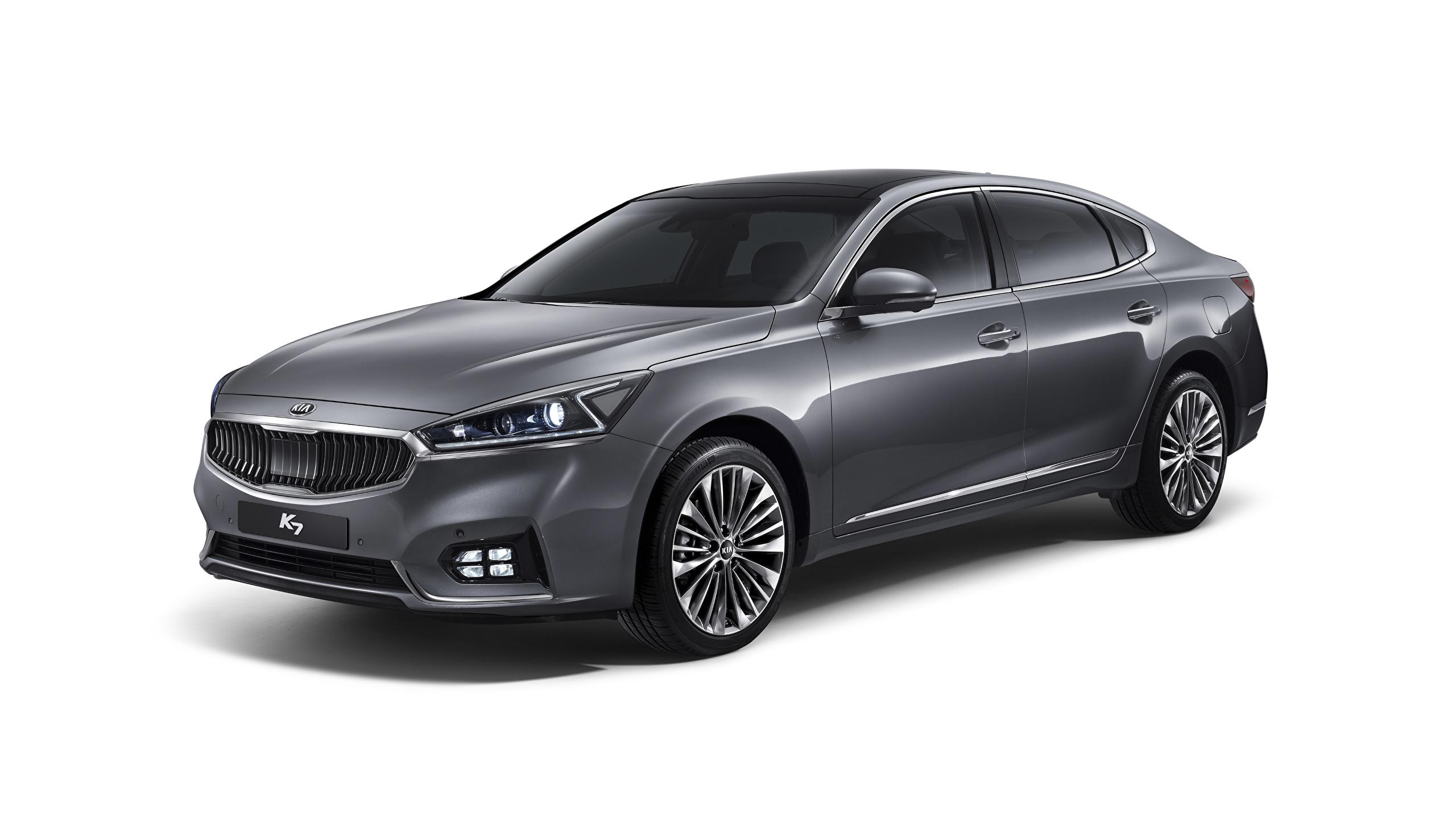 2560x1440 Image KIA Cadenza K7 Grey Cars 2560x1440