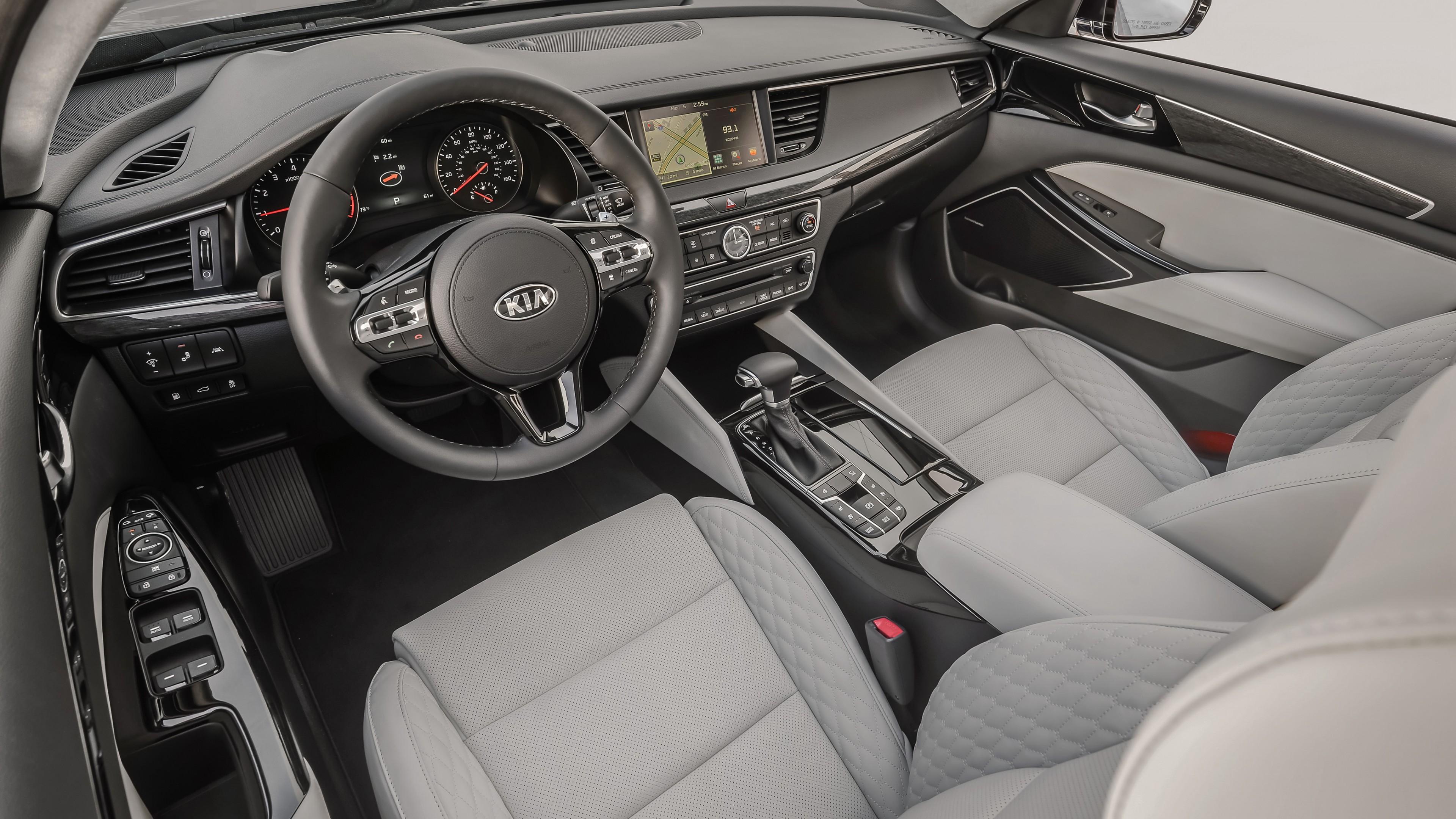 3840x2160 Wallpaper Kia Cadenza, NYIAS sedan, interior, Cars & Bikes